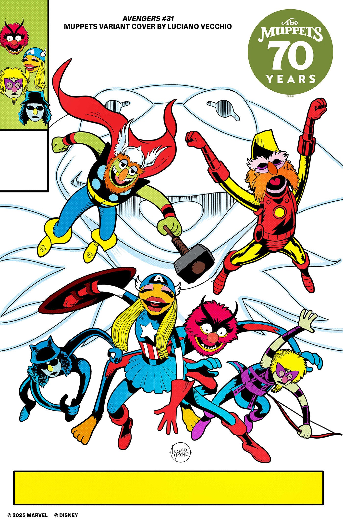Avengers #31 Luciano Vecchio Muppets Variant | Dragon's Lair Comics and Fantasy Houston TX