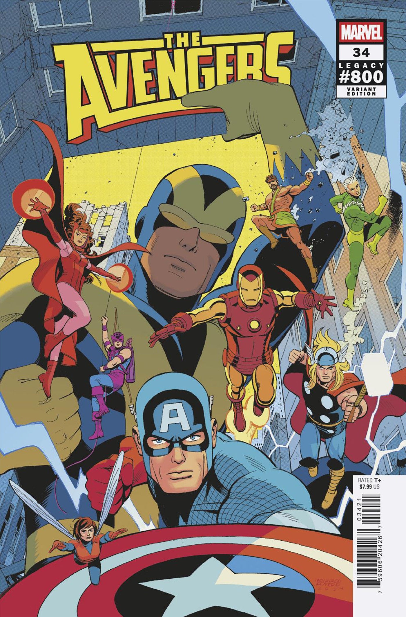 Avengers #34 Leonardo Romero Variant | Odin's Place
