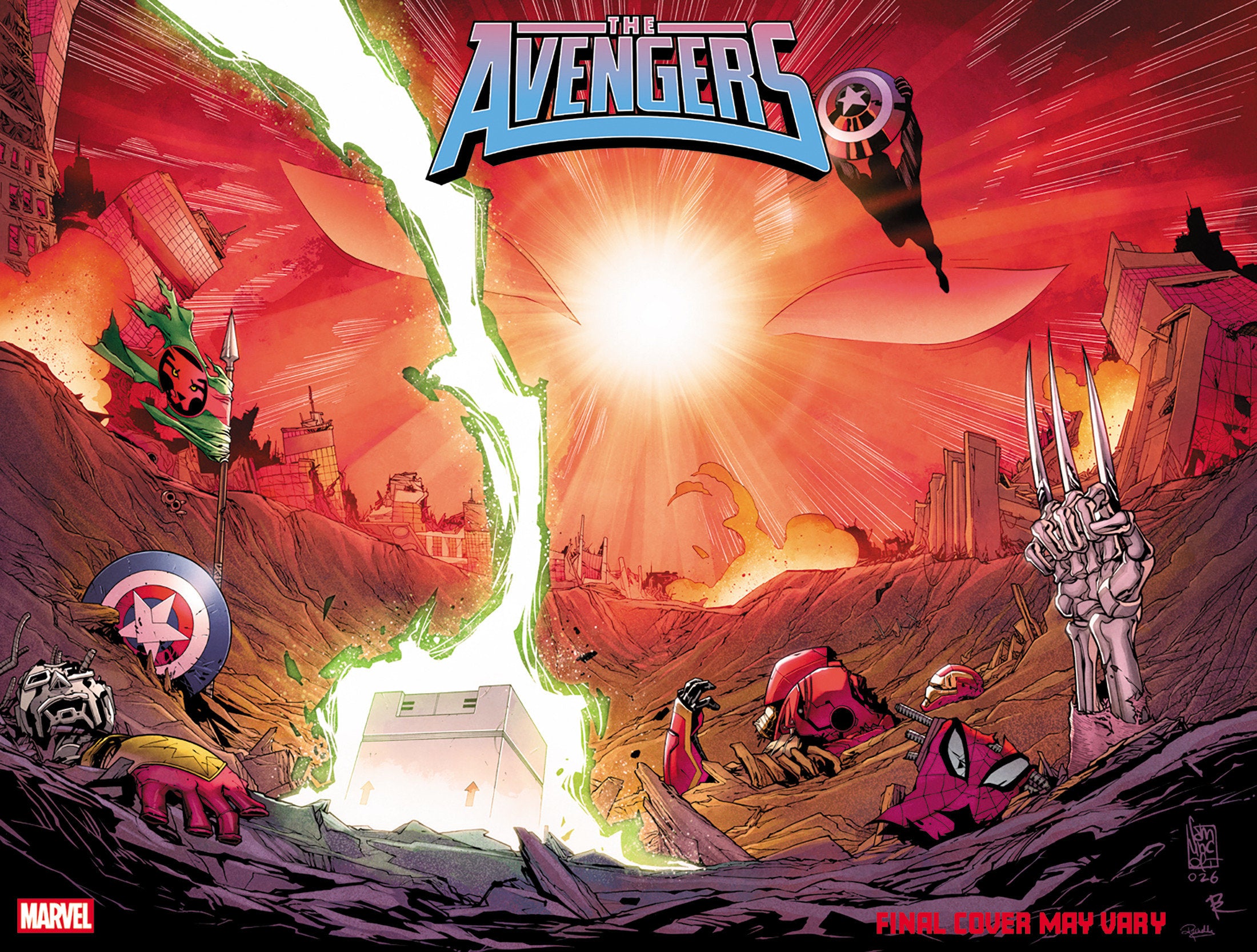 Avengers #36 Giuseppe Camuncoli Wraparound Foreshadow Variant | Odin's Place
