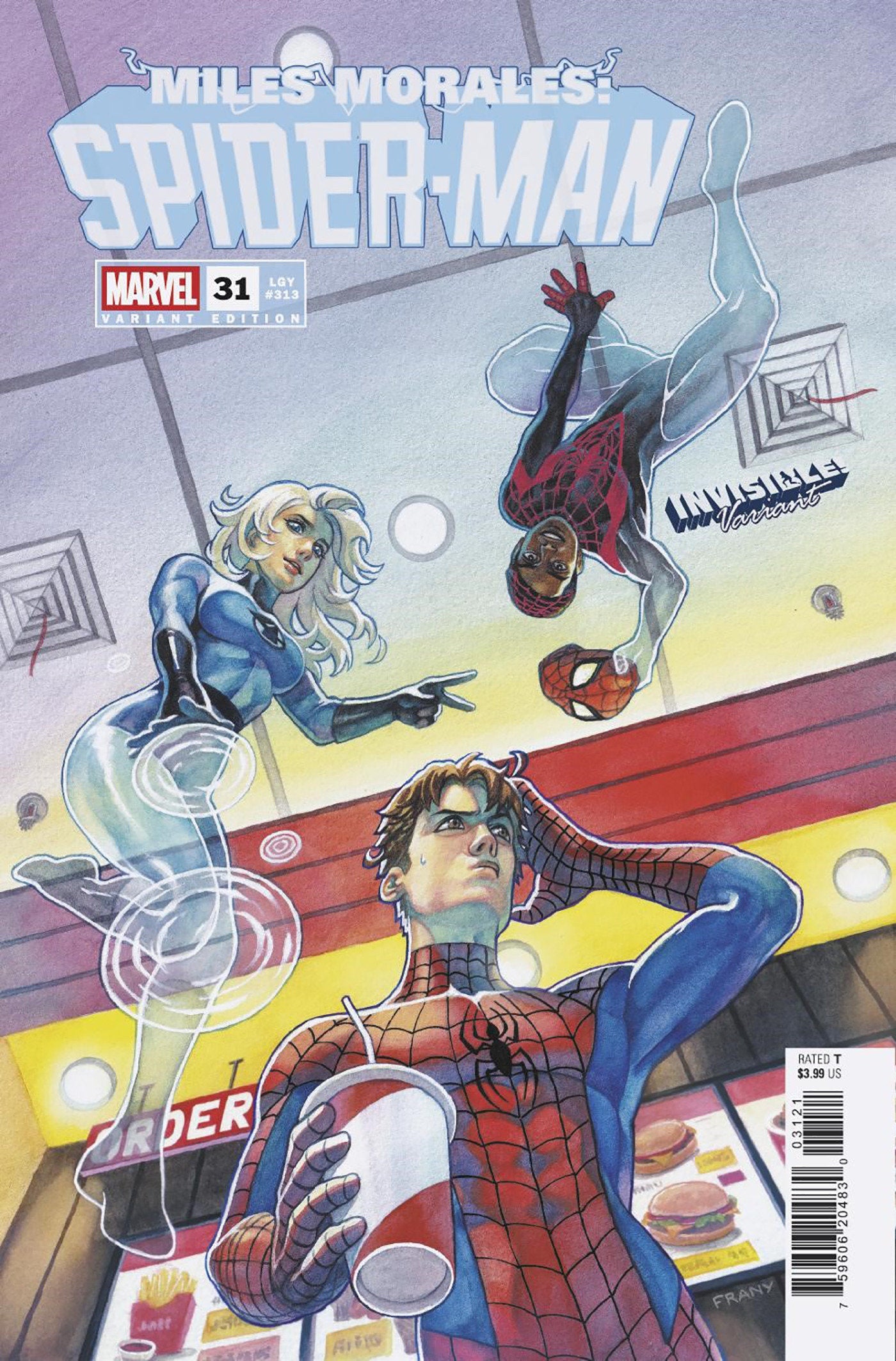 Miles Morales Spider-Man #31 Frany Invisible Variant | Dragon's Lair Comics and Fantasy Houston TX