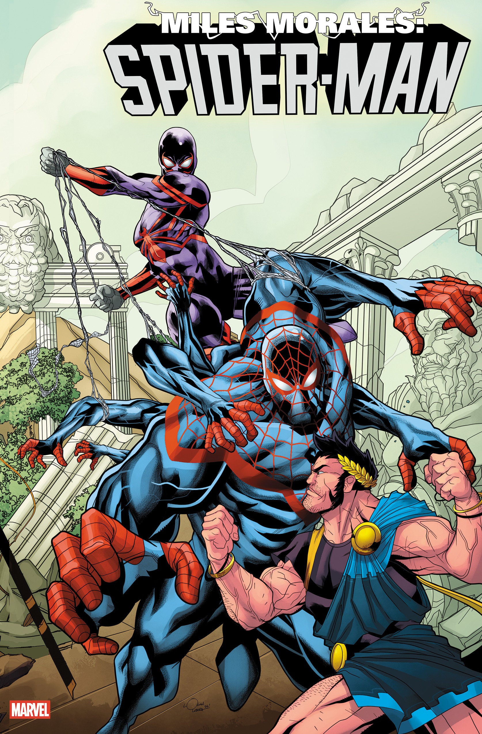 Miles Morales: Spider-Man #36 Logan Lubera 5-Part Connecting Variant | Dragon's Lair Comics and Fantasy Houston TX