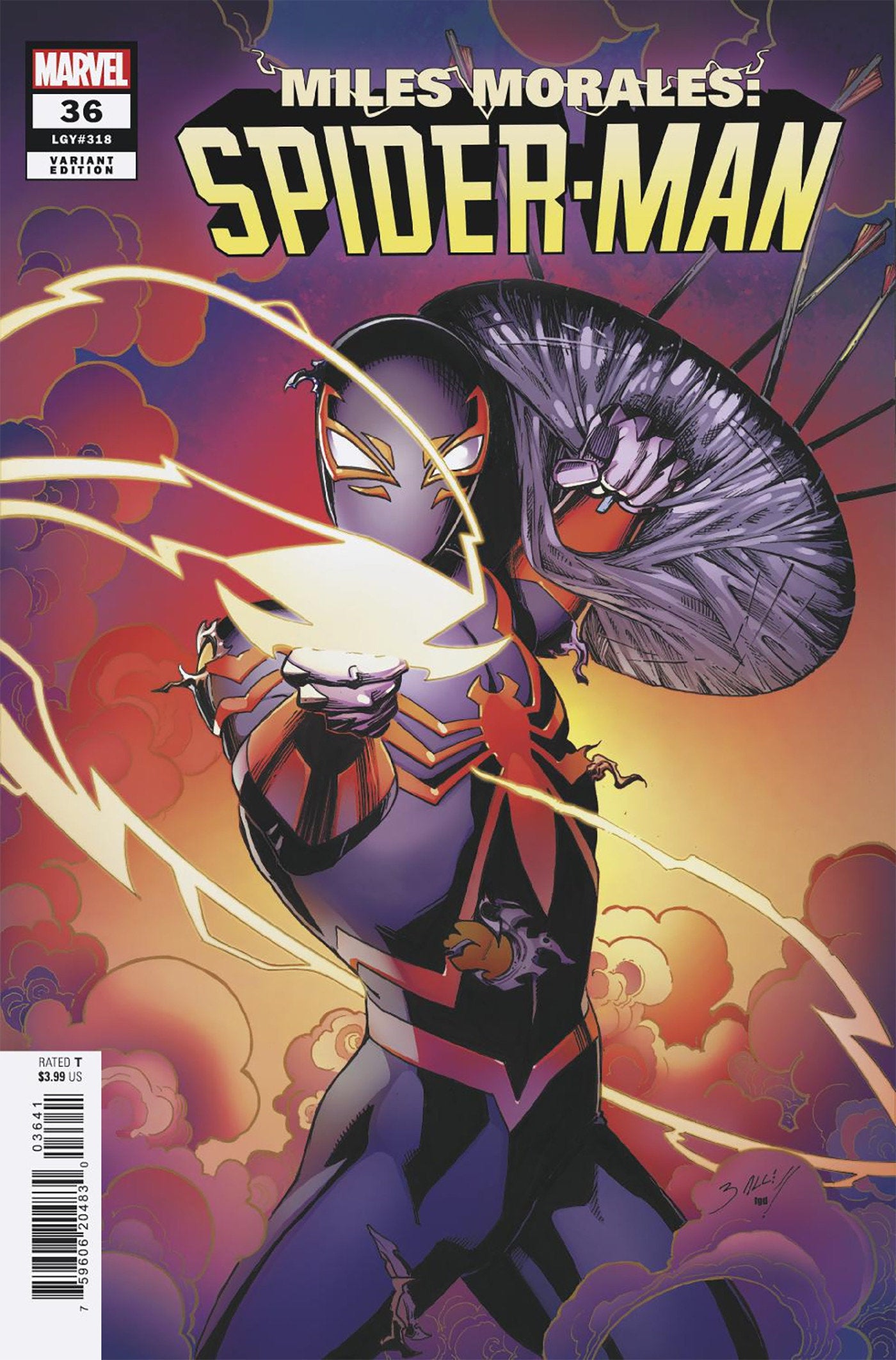Miles Morales: Spider-Man #36 Mark Bagley Variant | Dragon's Lair Comics and Fantasy Houston TX