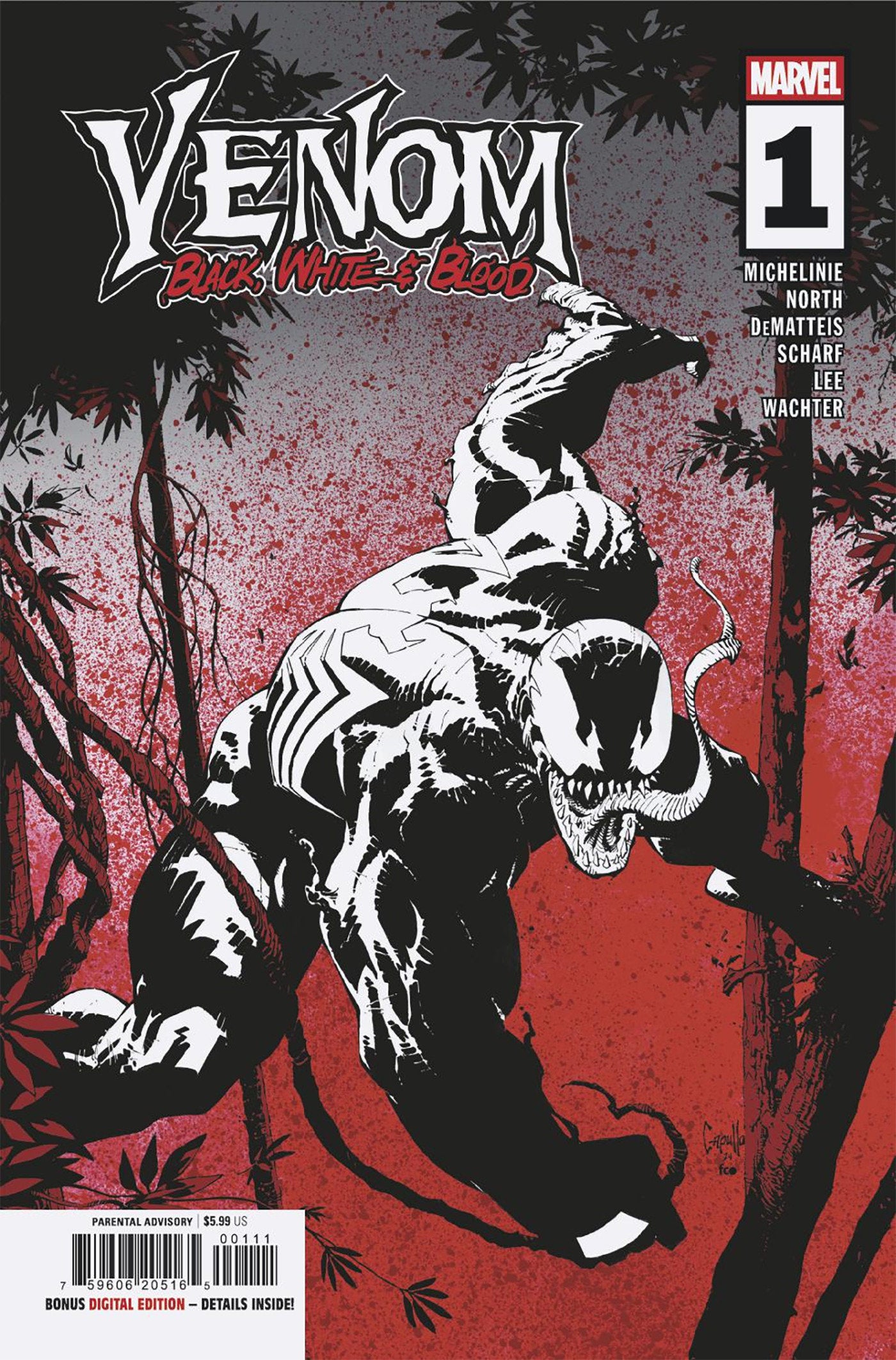 Venom: Black, White & Blood #1 | Dragon's Lair Comics and Fantasy Houston TX