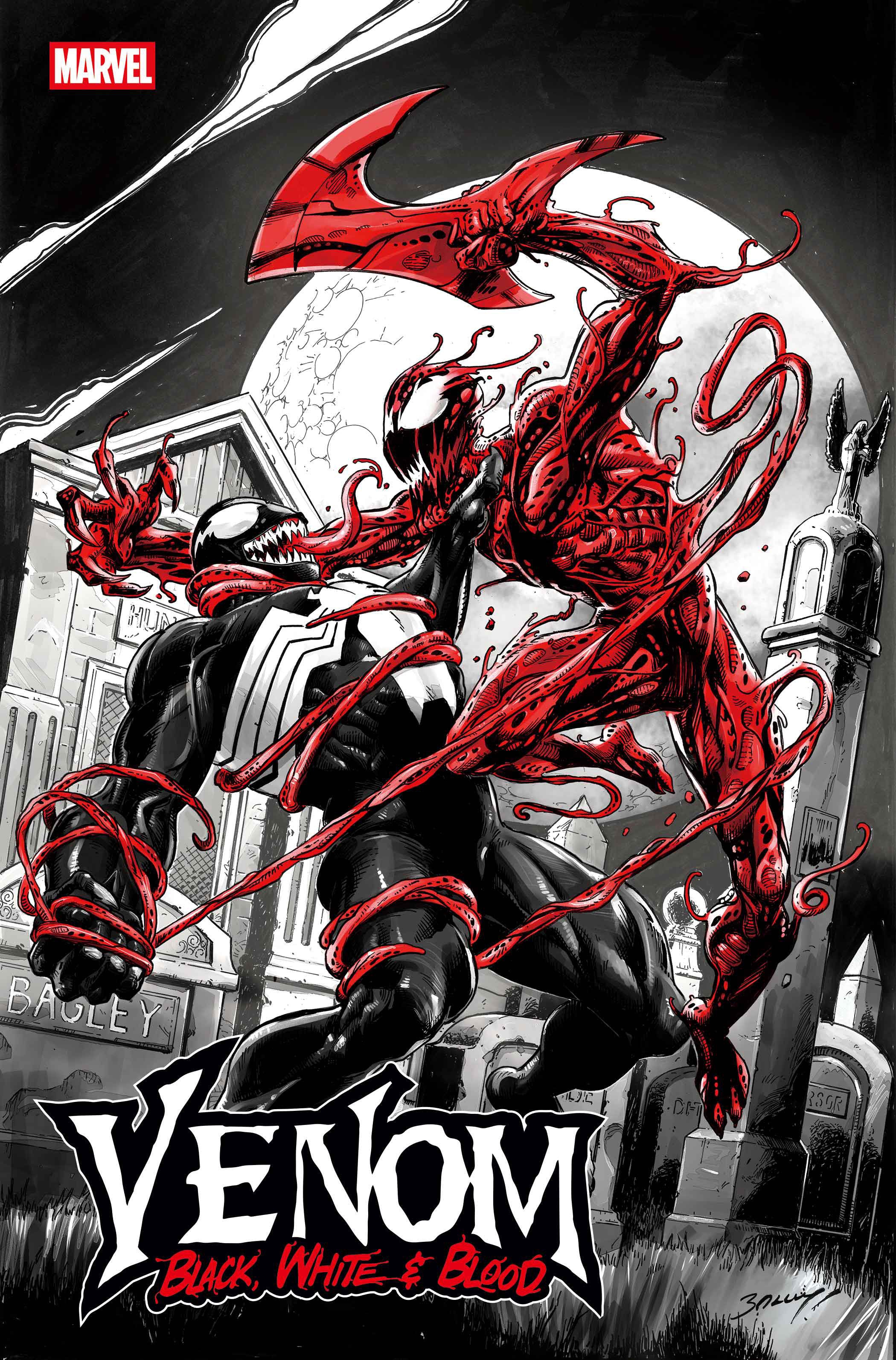 Venom: Black, White & Blood #1 Mark Bagley Variant | Dragon's Lair Comics and Fantasy Houston TX