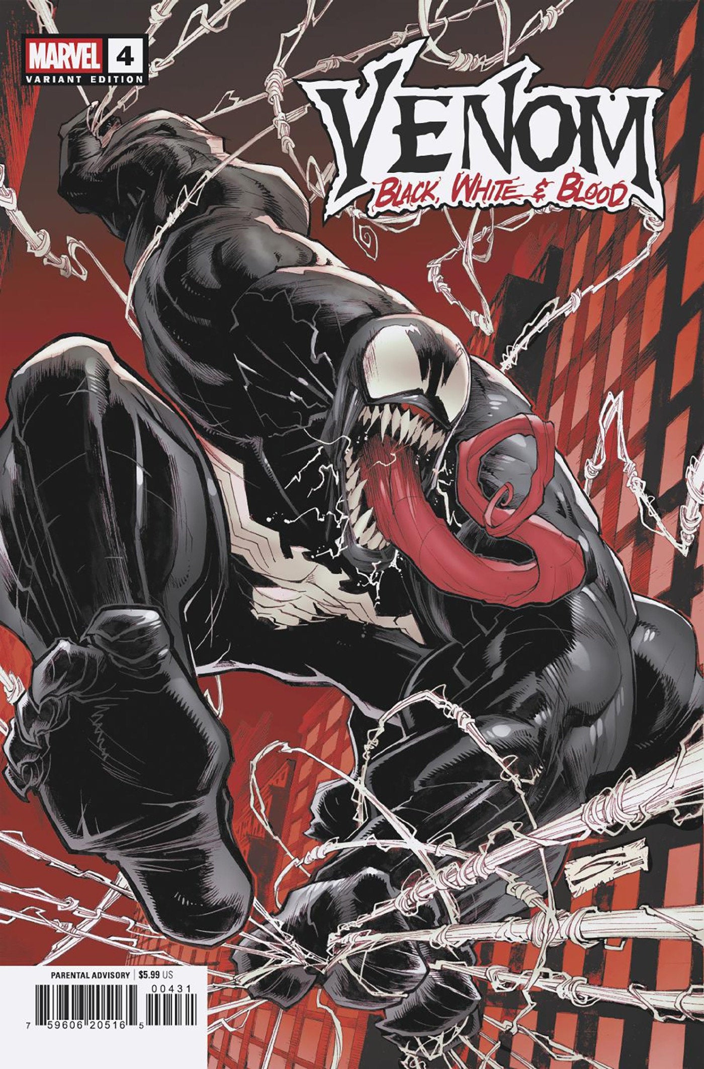 Venom: Black, White & Blood #4 Gerardo Sandoval Variant | Dragon's Lair Comics and Fantasy Houston TX