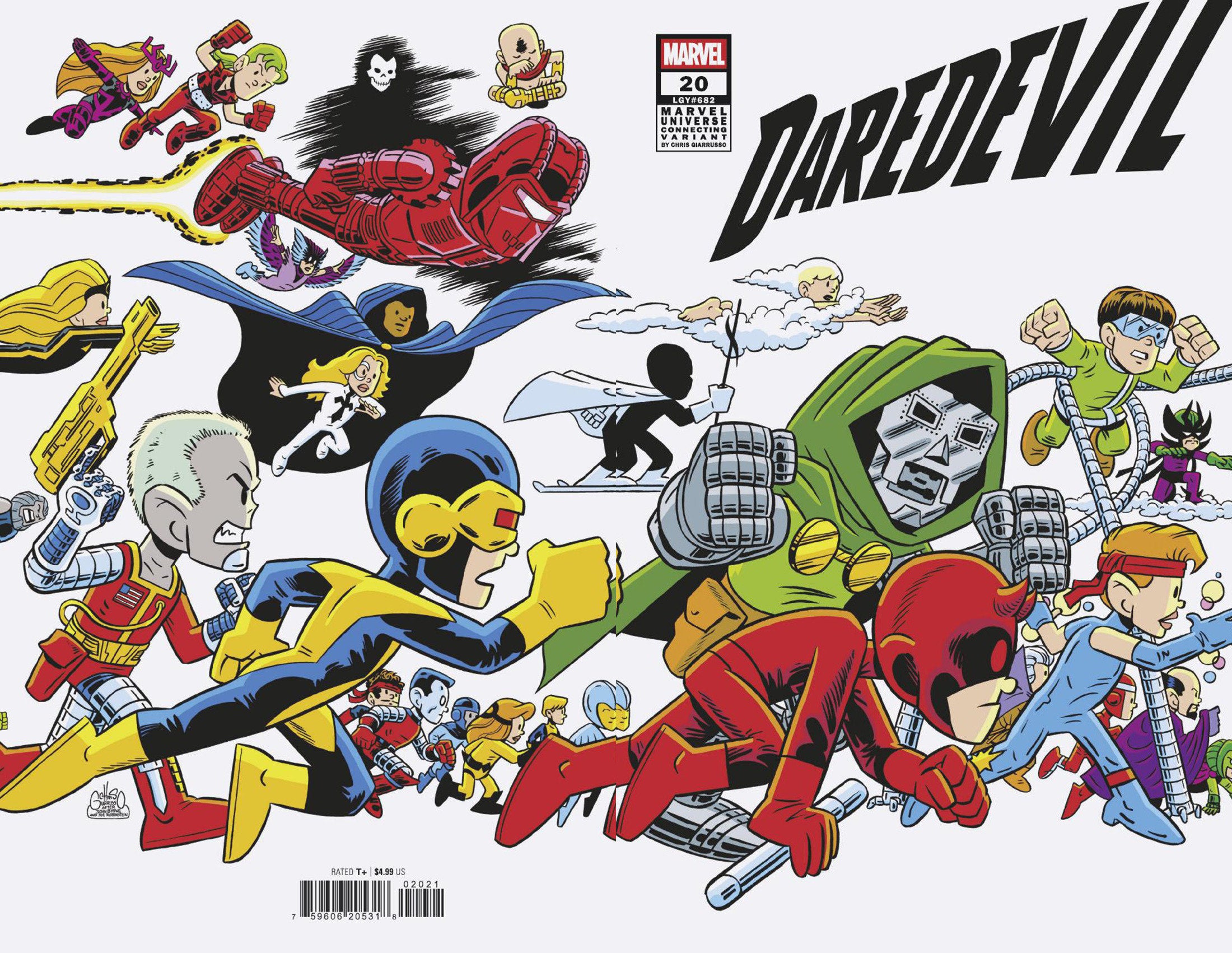 Daredevil #20 Chris Giarrusso Connecting Sketch Variant C | Dragon's Lair Comics and Fantasy Houston TX