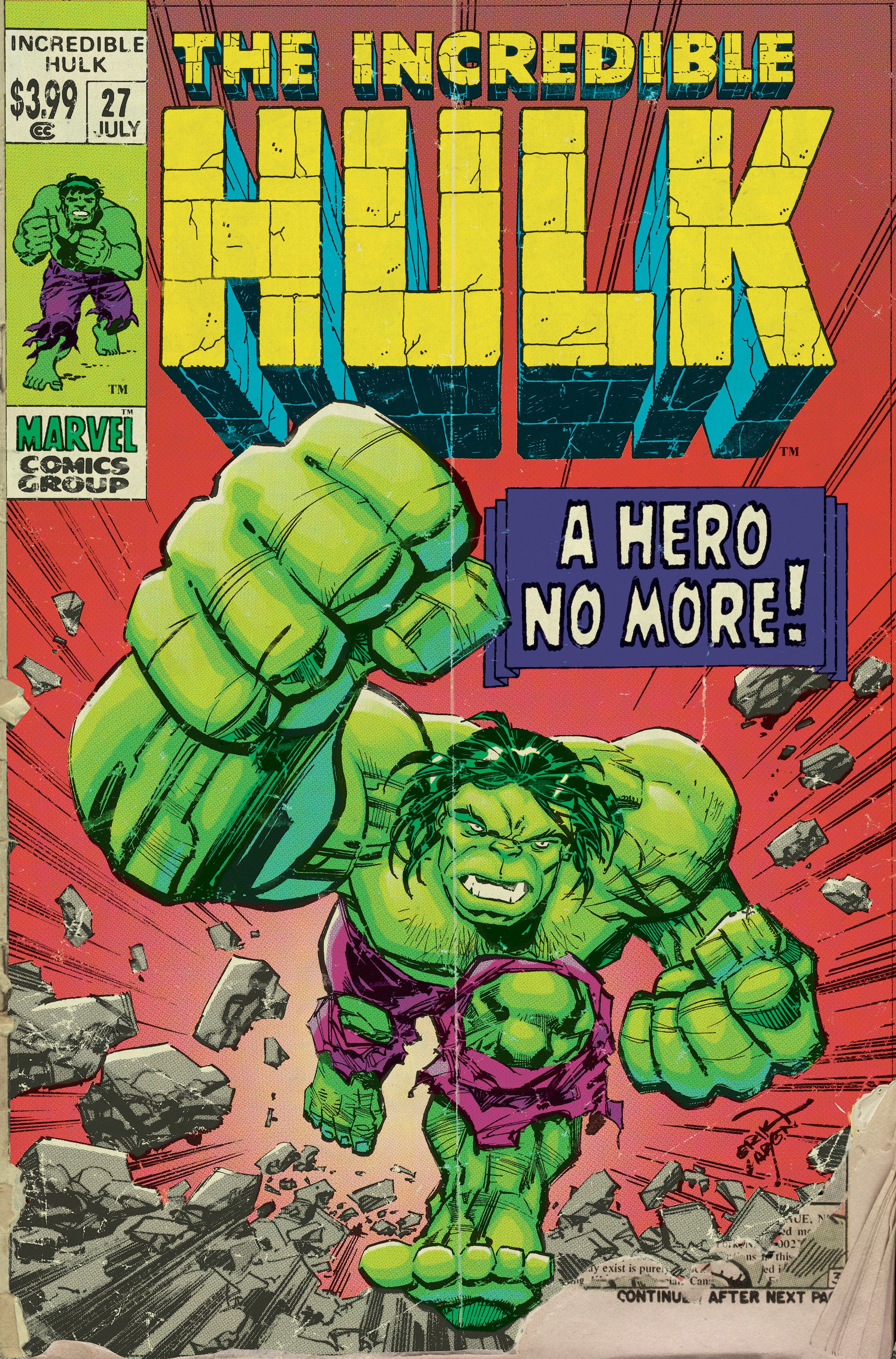 Incredible Hulk #27 Erik Larsen Retrovision Variant | Dragon's Lair Comics and Fantasy Houston TX