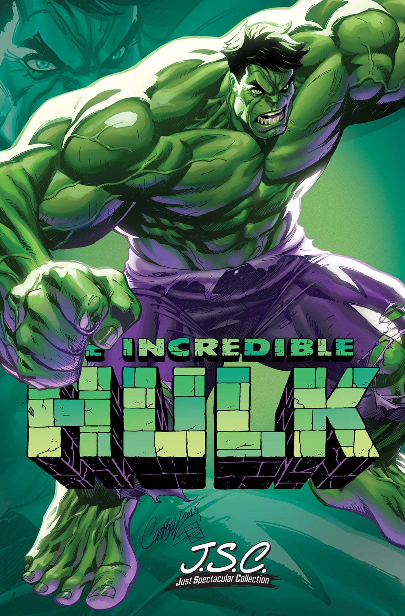Incredible Hulk #28 J. Scott Campbell Just Spectacular Collection Variant | Dragon's Lair Comics and Fantasy Houston TX