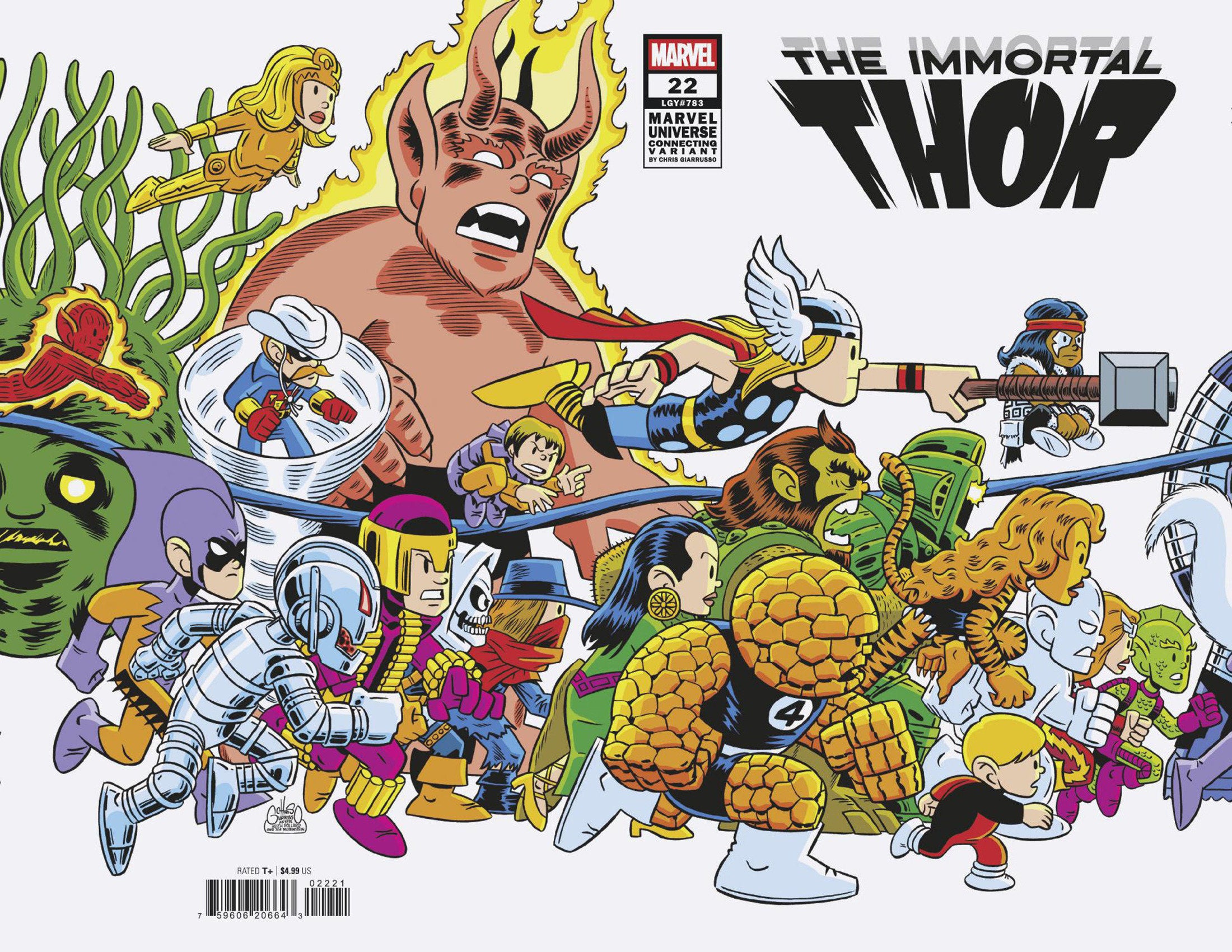 Immortal Thor #22 Chris Giarrusso Marvel Universe Connecting Wrap Variant M | Dragon's Lair Comics and Fantasy Houston TX