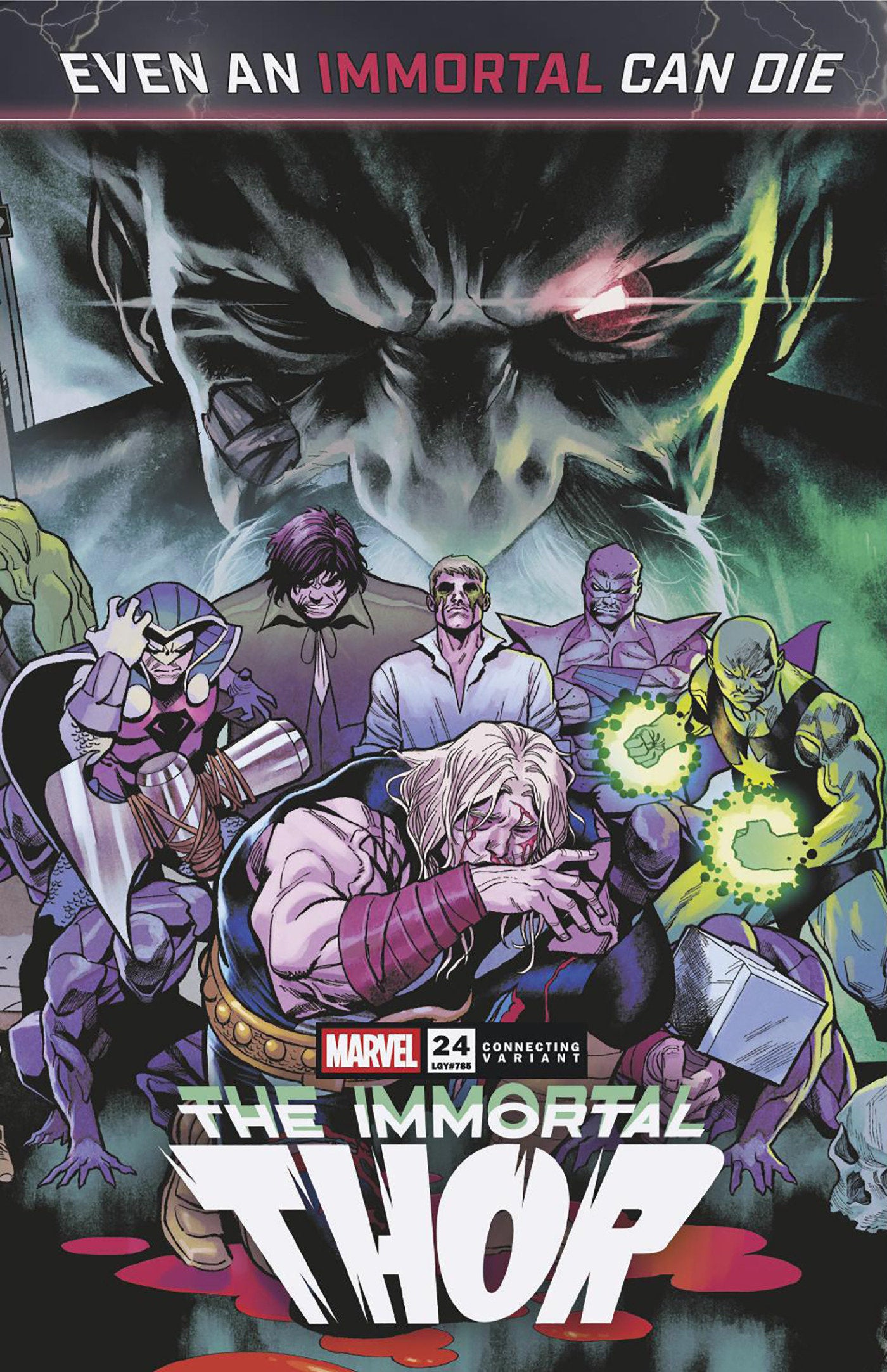 Immortal Thor #24 Martin Coccolo Death Of The Immortal Thor 3-Part Connecting Variant | Dragon's Lair Comics and Fantasy Houston TX