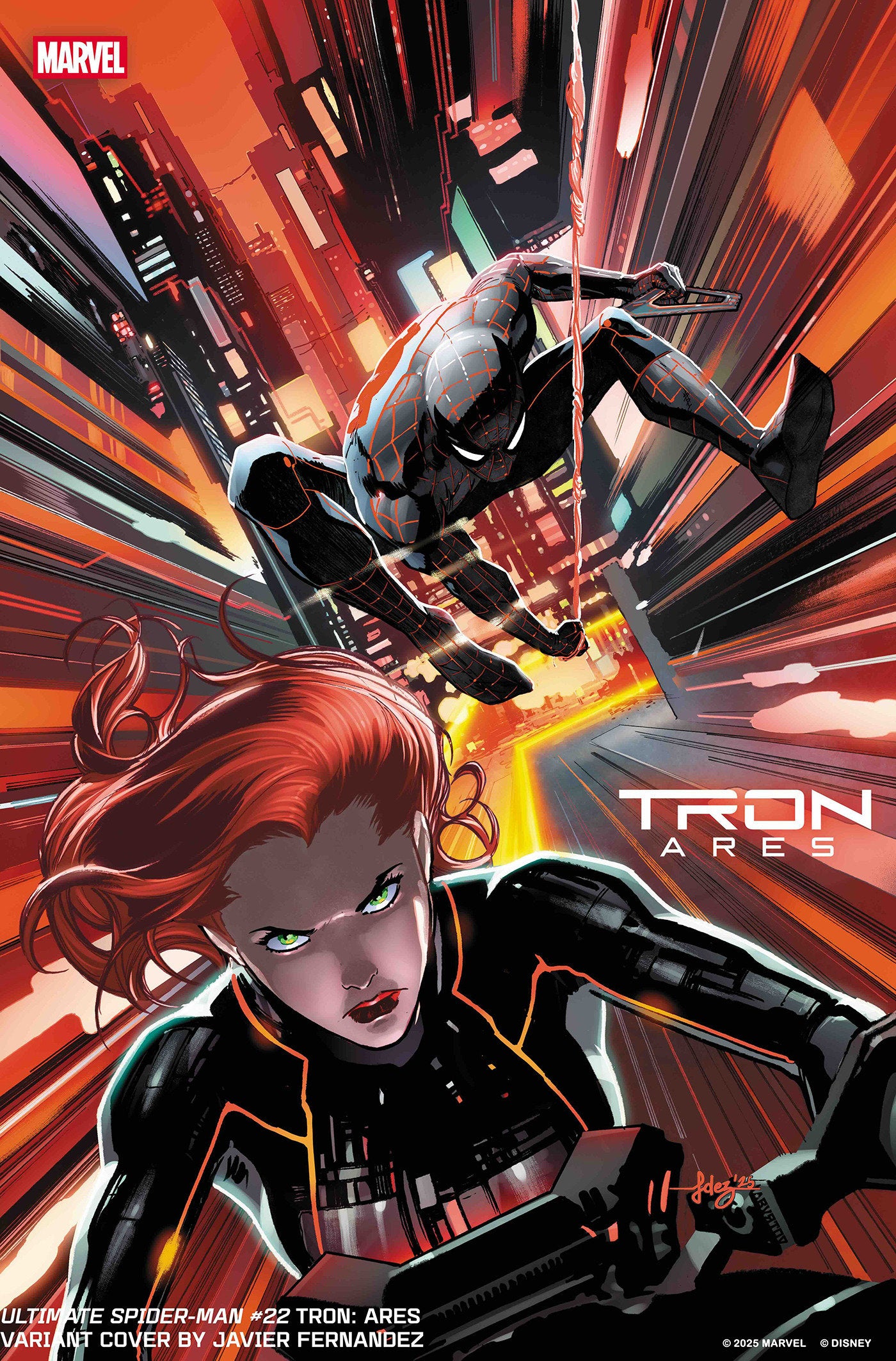 Ultimate Spider-Man #22 Javier Fernandez Tron: Ares Variant | Dragon's Lair Comics and Fantasy Houston TX