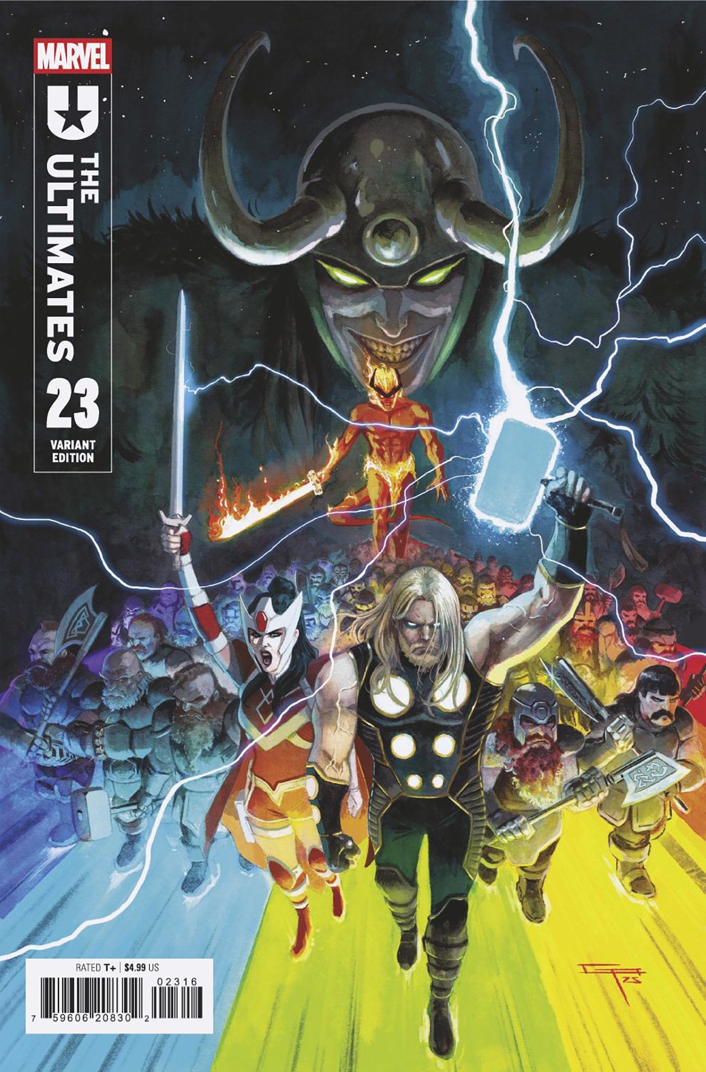 Ultimates #23 German Peralta Variant | Odin's Place