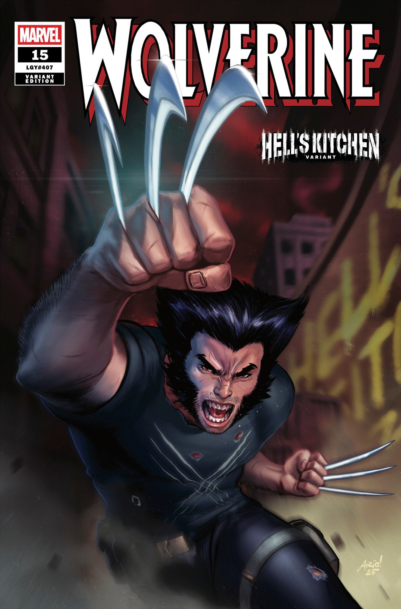 Wolverine #15 Ario Anindito Hell's Kitchen Variant | Odin's Place