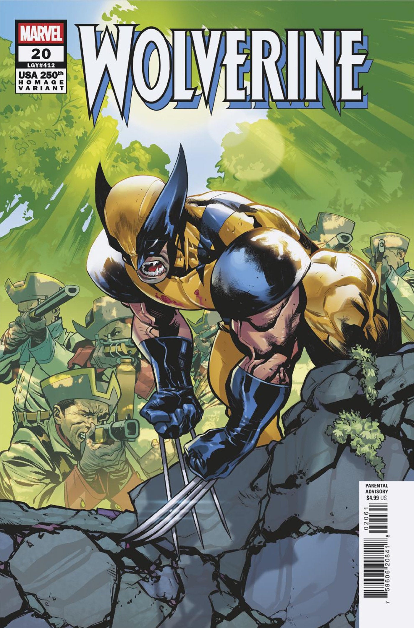 Wolverine #20 Francesco Manna 250 Th Homage Variant | Odin's Place