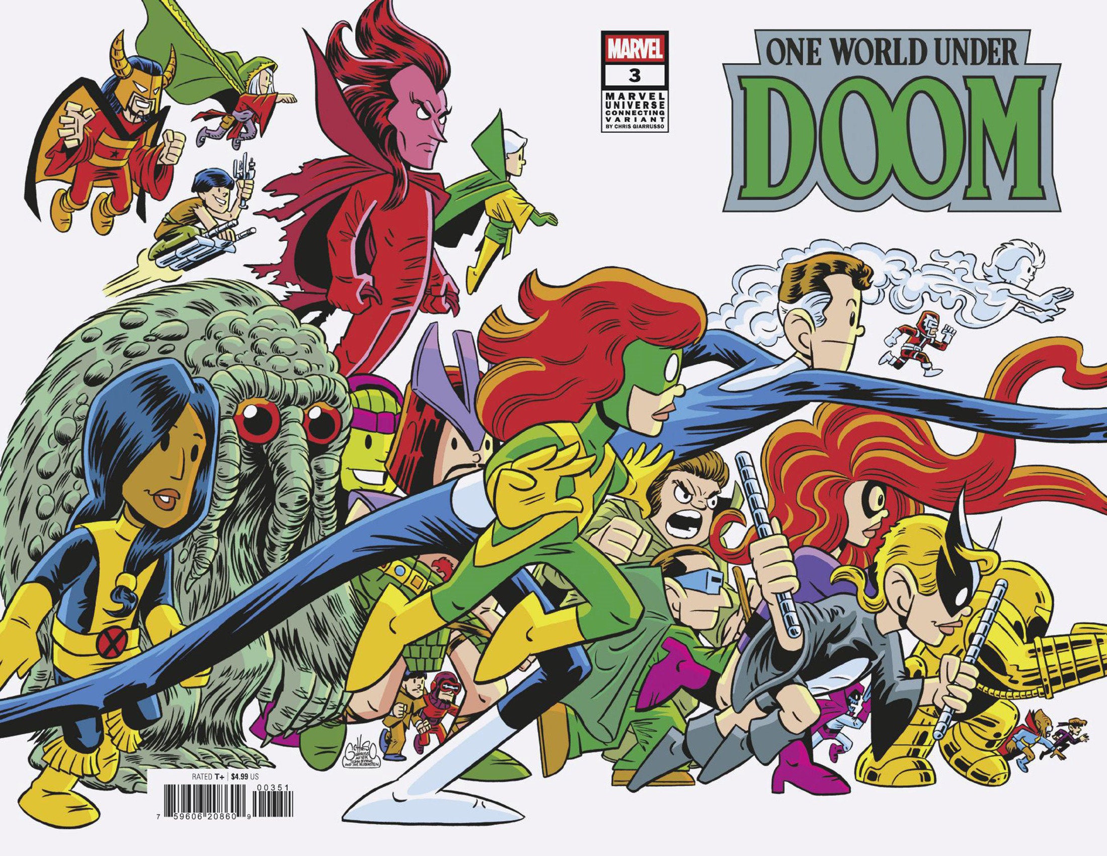 One World Under Doom #3 (Of 9) Chris Giarrusso Connect Variant H | Dragon's Lair Comics and Fantasy Houston TX