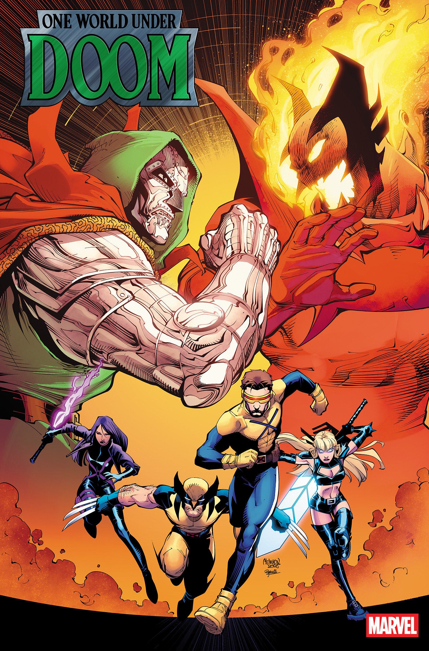 One World Under Doom #5 Gleb Melnikov Variant | Dragon's Lair Comics and Fantasy Houston TX