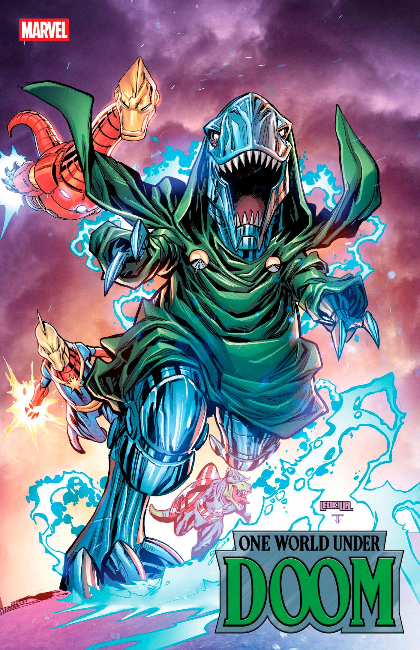 One World Under Doom #5 Ken Lashley Doomasaur Variant | Dragon's Lair Comics and Fantasy Houston TX