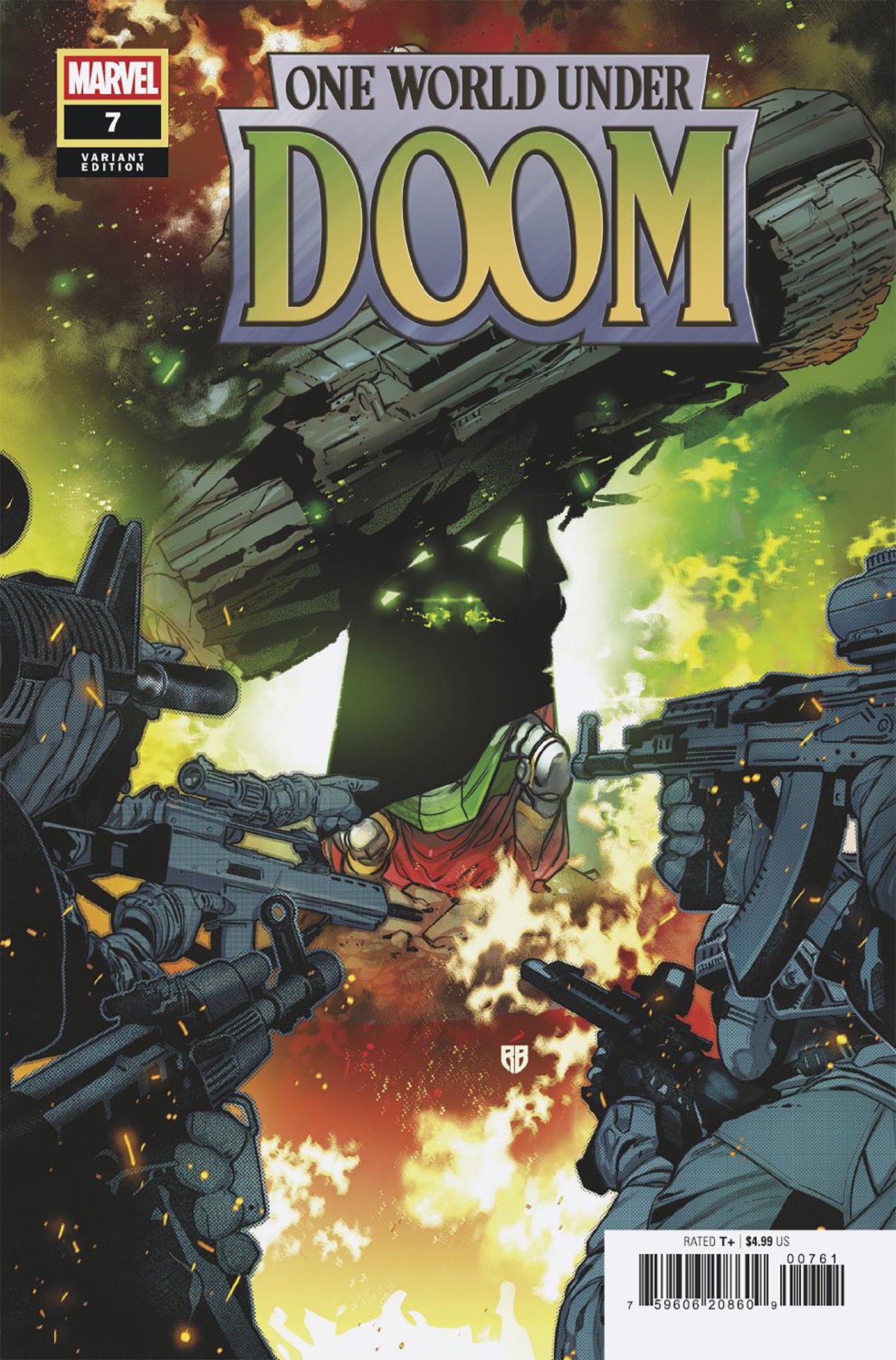 One World Under Doom #7 R.B. Silva Variant | Dragon's Lair Comics and Fantasy Houston TX