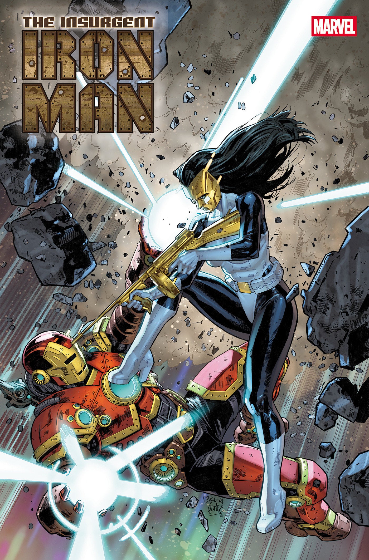 Iron Man #9 Carlos Gomez Bring On The Bad Guys Variant | Dragon's Lair Comics and Fantasy Houston TX