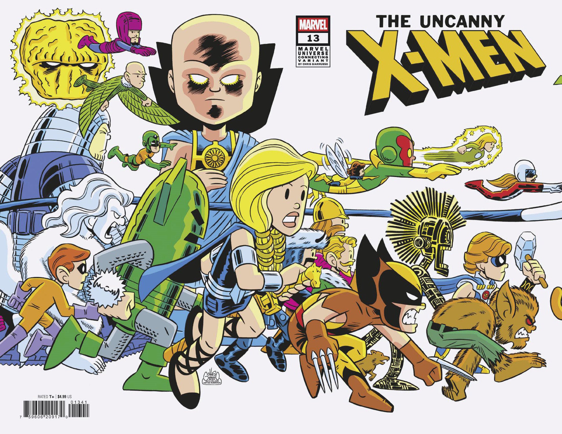 Uncanny X-Men #13 Giarrusso Marvel Universe Connect Variant N | Dragon's Lair Comics and Fantasy Houston TX