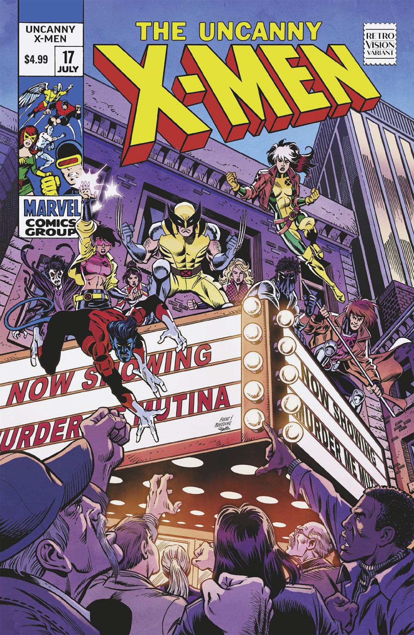 Uncanny X-Men #17 Ron Frenz Retrovision Variant | Dragon's Lair Comics and Fantasy Houston TX