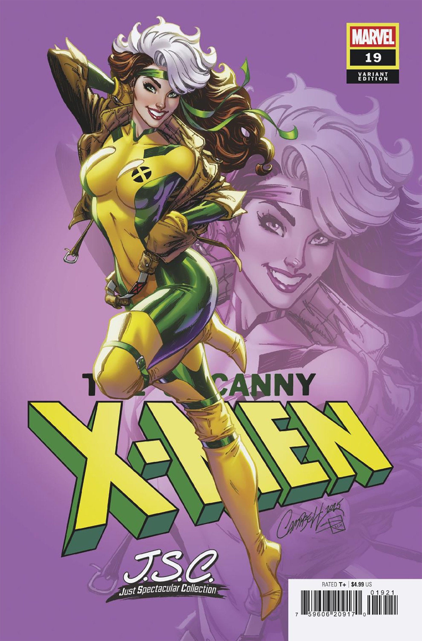 Uncanny X-Men #19 J. Scott Campbell Just Spectacular Collection Variant | Dragon's Lair Comics and Fantasy Houston TX