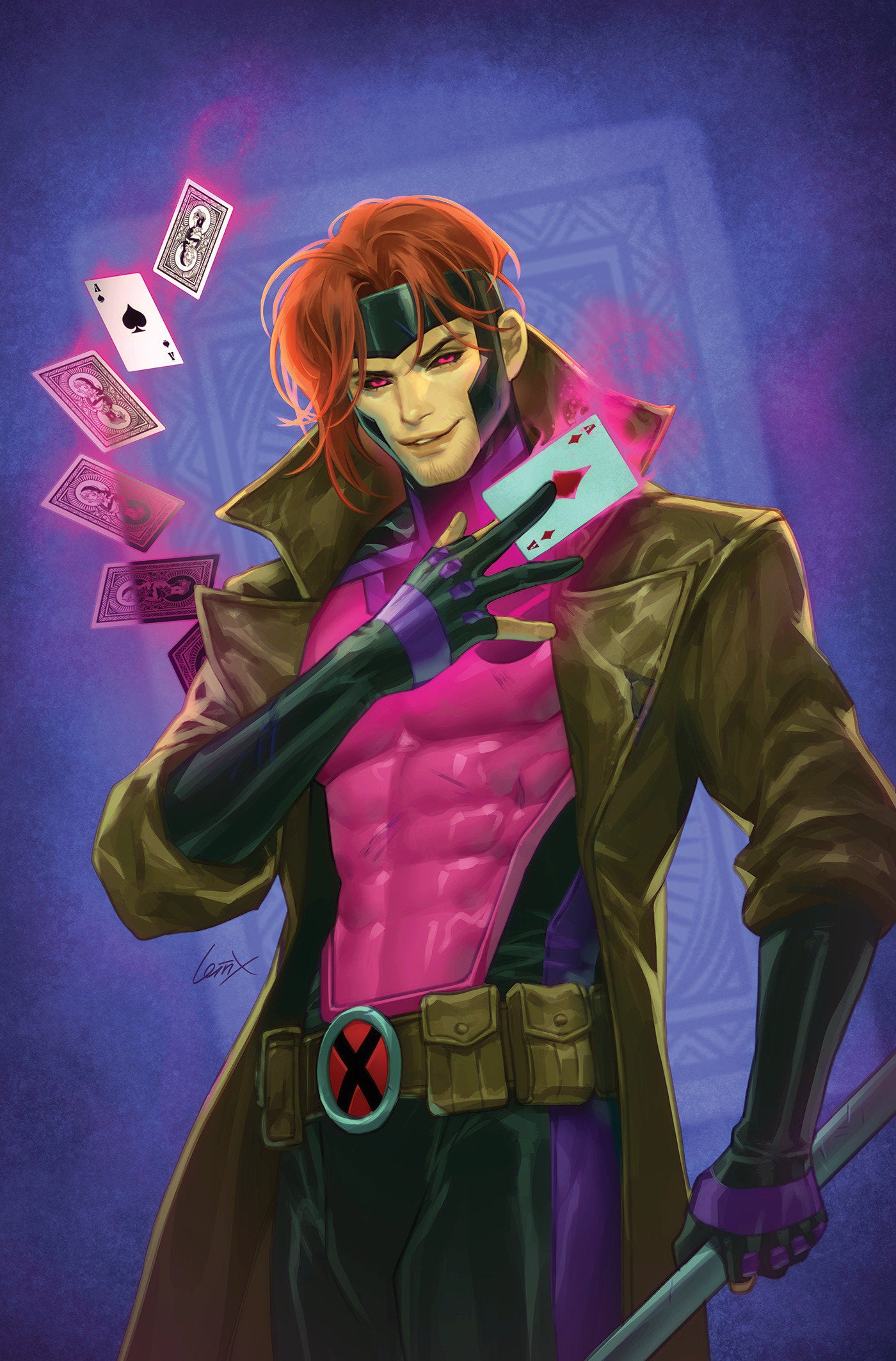 Uncanny X-Men #27 Leirix Gambit Full Art Variant | Odin's Place