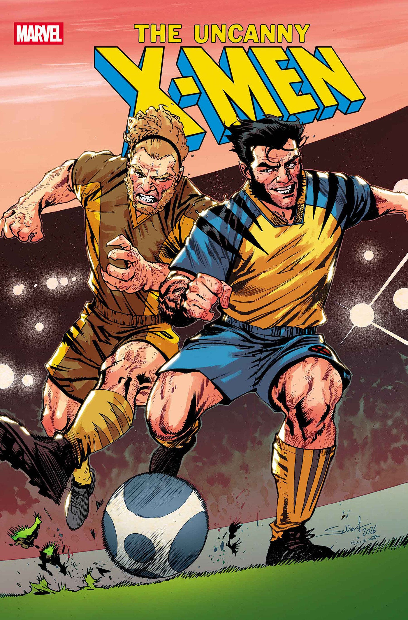 Uncanny X-Men #29 Jonas Scharf Marvel Soccer Variant | Odin's Place