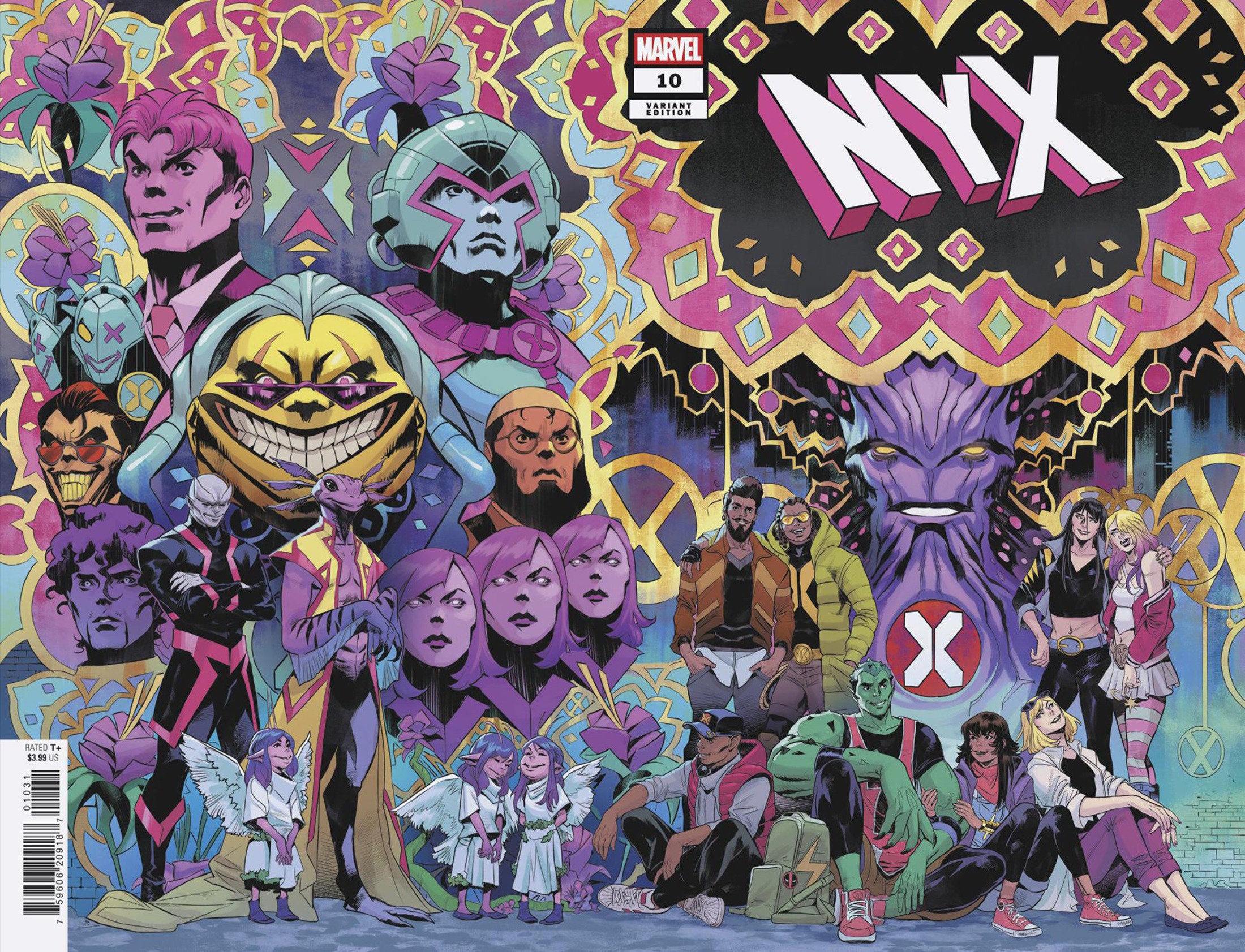 NYX #10 Francesco Mortarino Wraparound Variant | Dragon's Lair Comics and Fantasy Houston TX
