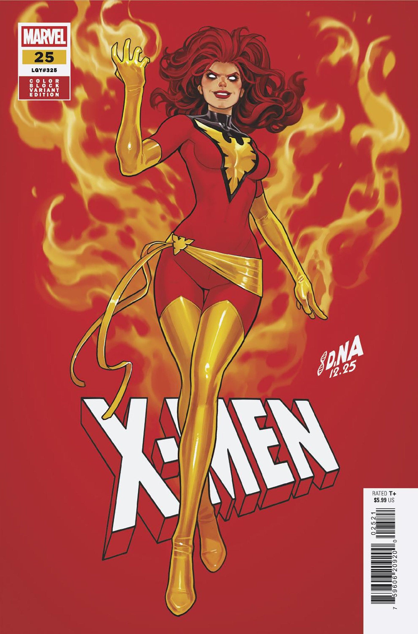 X-Men #25 David Nakayama Color Block Red Variant | Odin's Place
