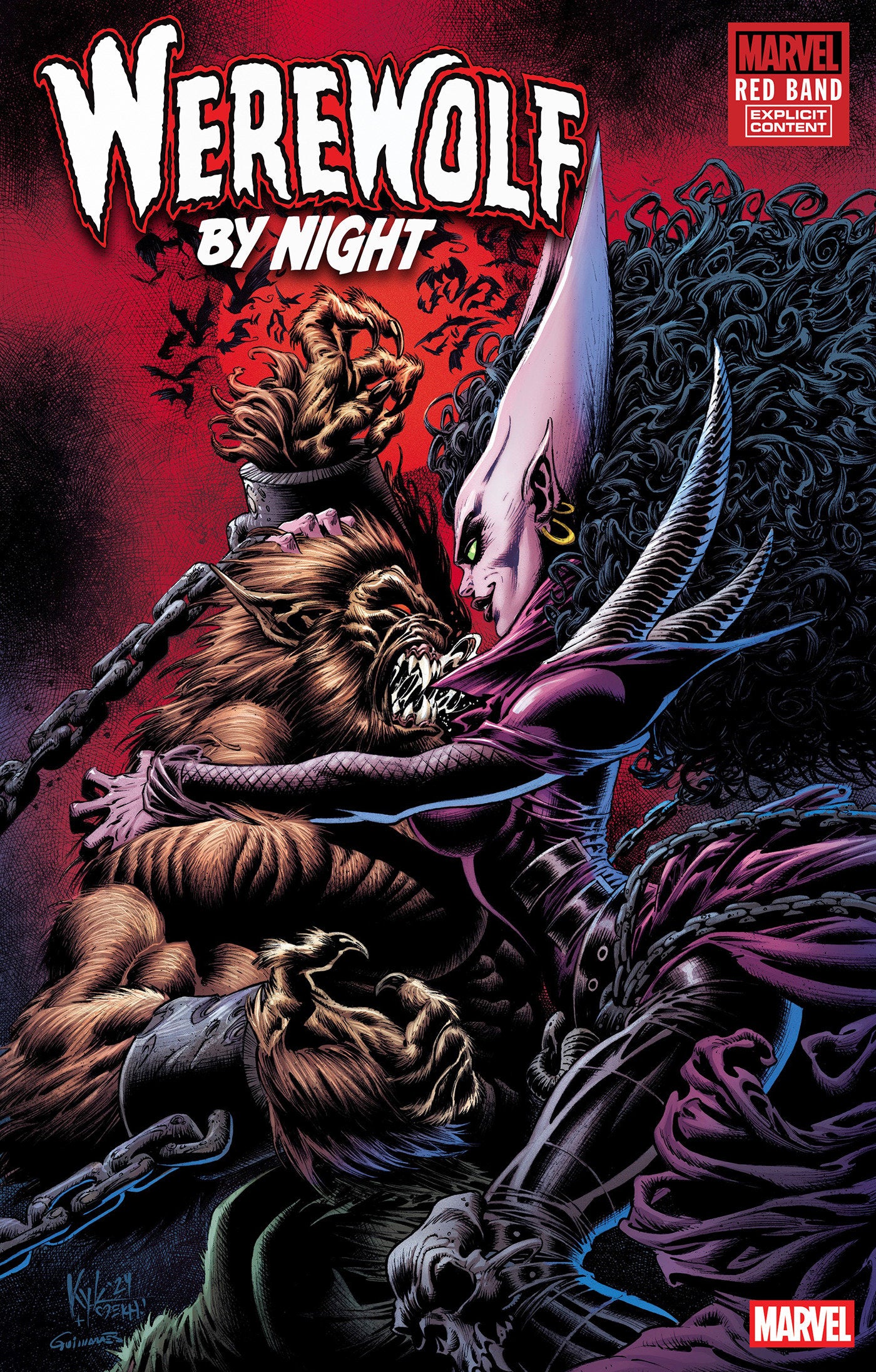 Werewolf By Night: Red Band #7 Kyle Hotz Variant [Polybagged] | Dragon's Lair Comics and Fantasy Houston TX