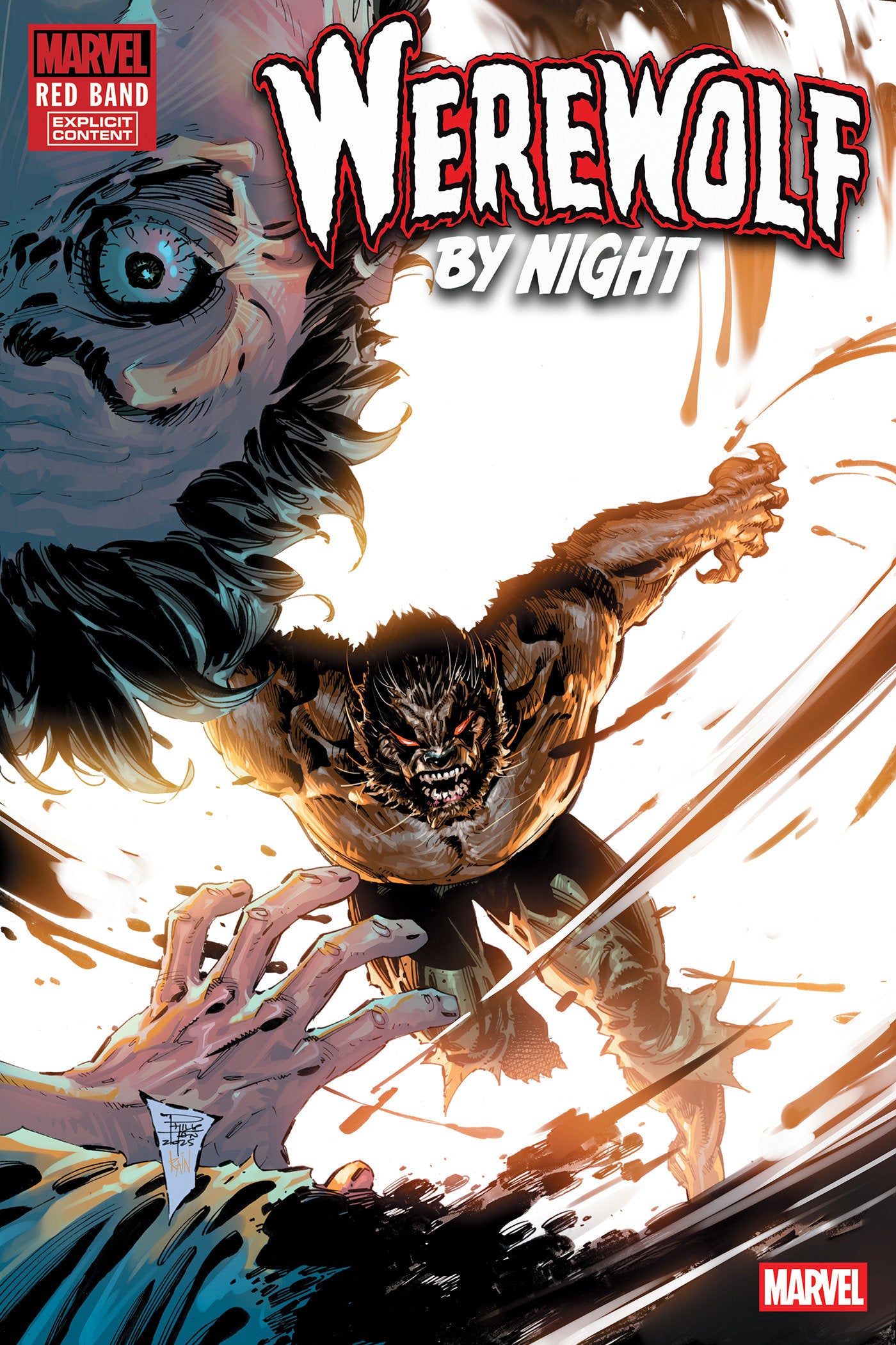 Werewolf By Night Red Band #8 Philip Tan Variant (Polybag) | Dragon's Lair Comics and Fantasy Houston TX