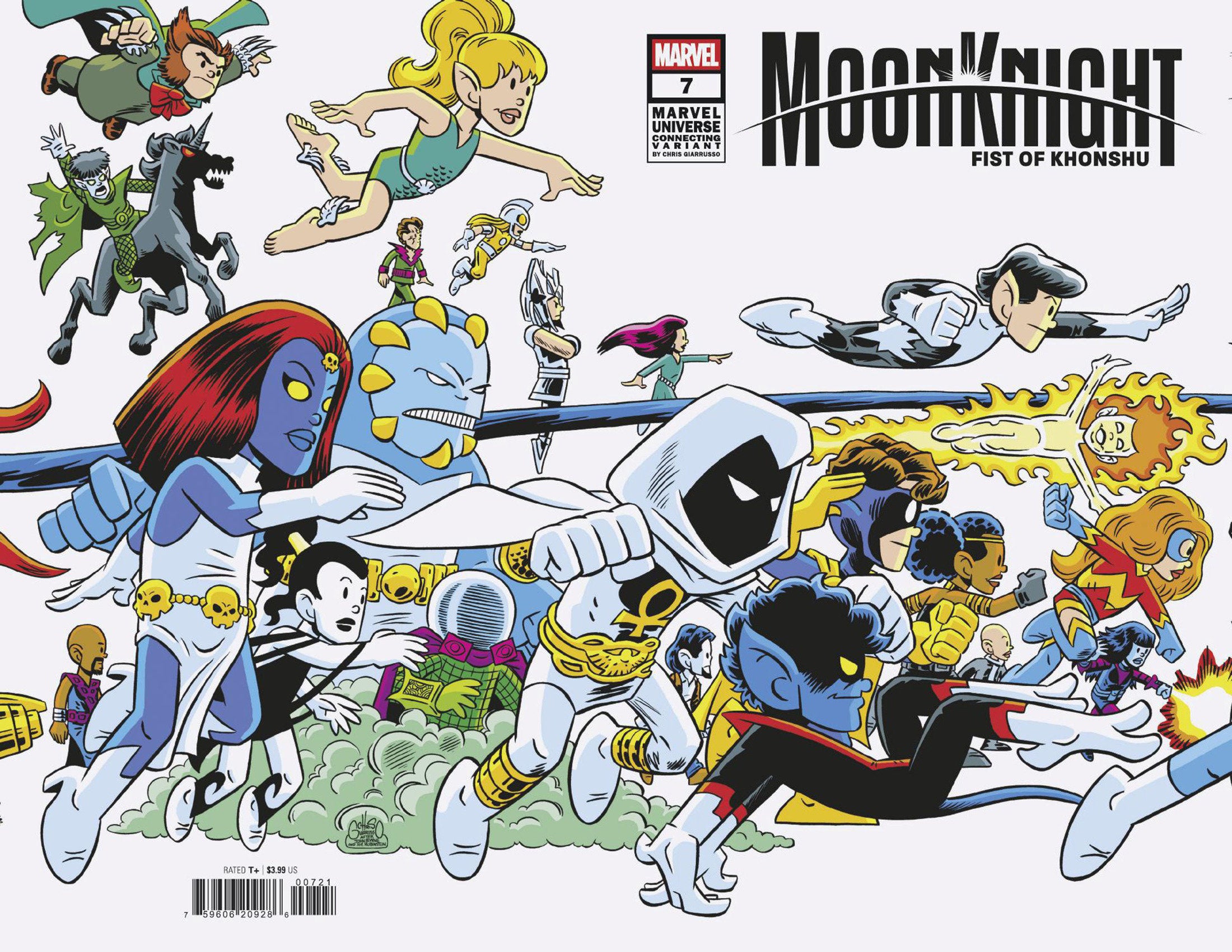 Moon Knight: Fist Of Khonshu #7 Chris Giarrusso Marvel Universe Connecting Wrap Variant I | Dragon's Lair Comics and Fantasy Houston TX