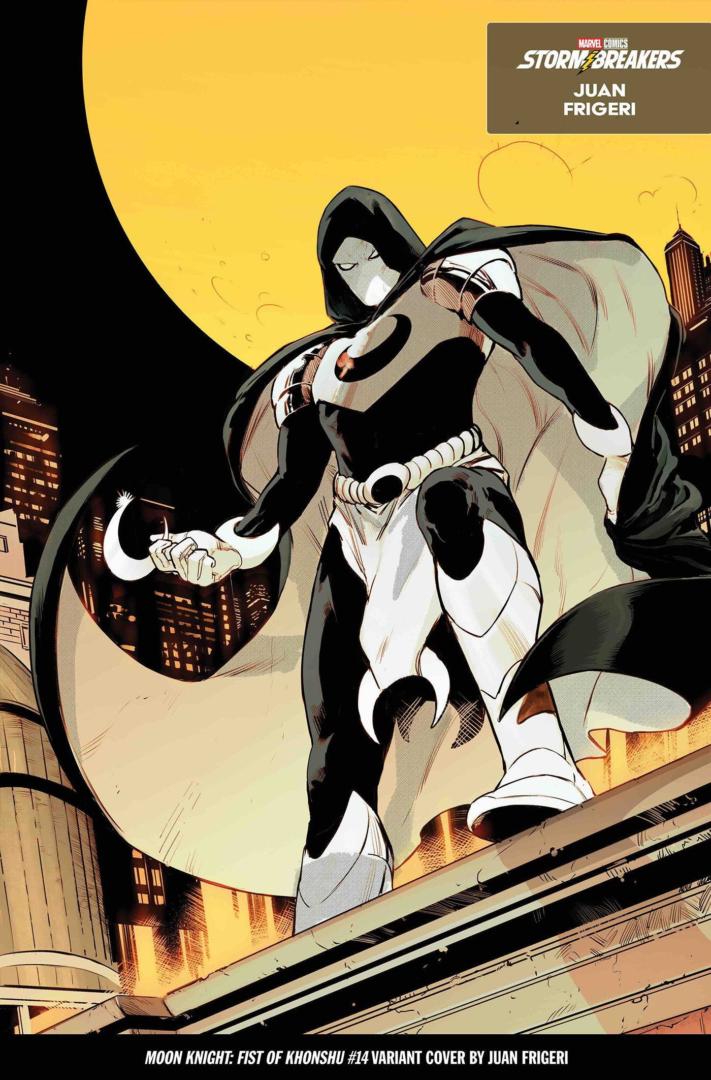 Moon Knight: Fist Of Khonshu #14 Juan Frigeri From The Chaos A Costume Variant | Dragon's Lair Comics and Fantasy Houston TX