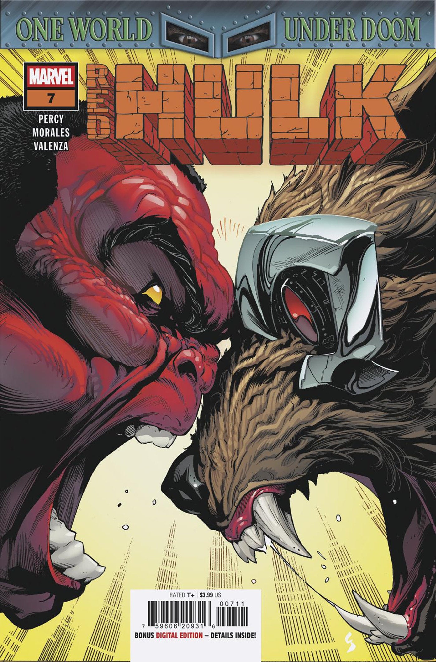 Red Hulk #7 [Doom] | Dragon's Lair Comics and Fantasy Houston TX