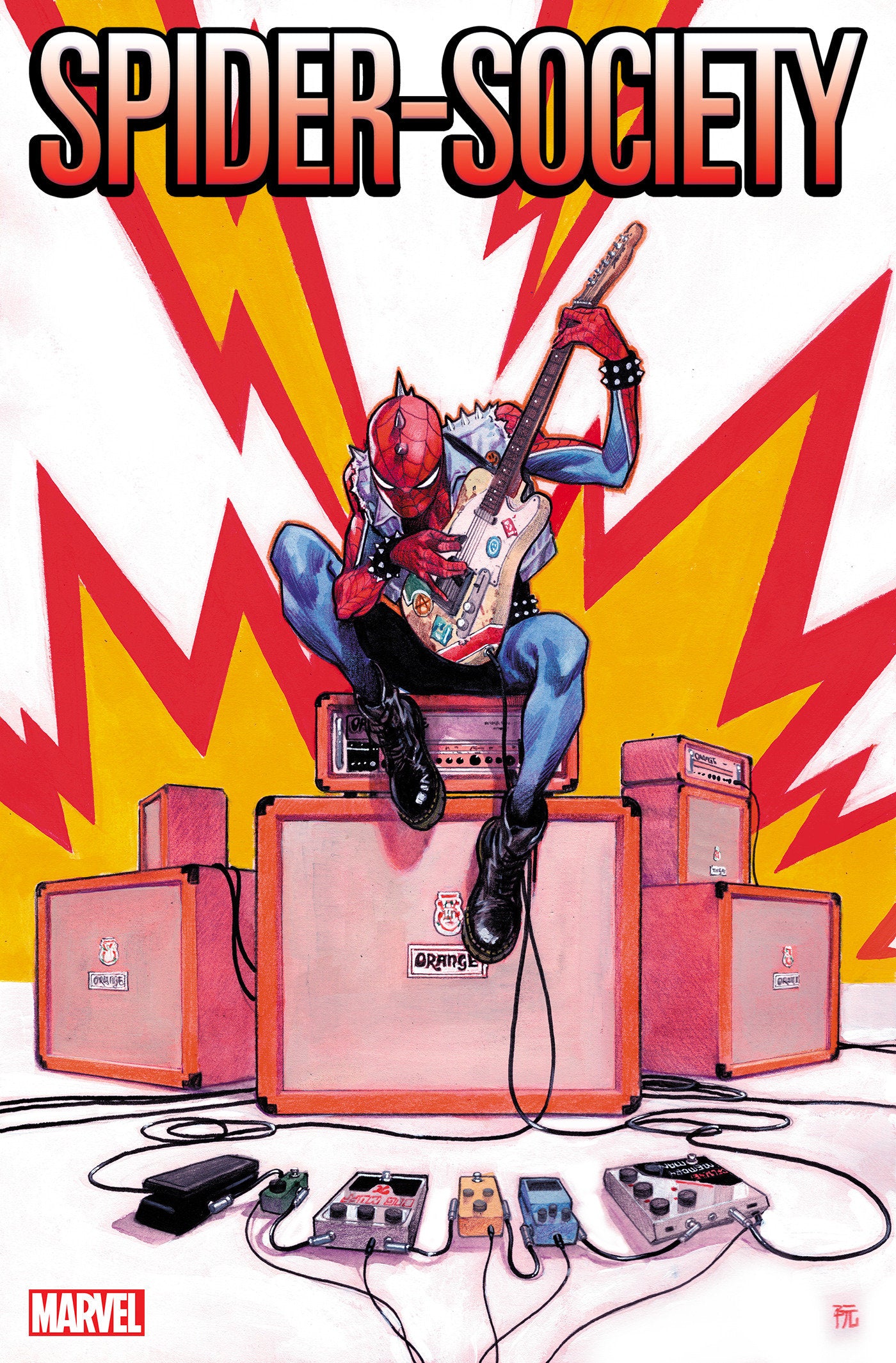 Spider-Society #4 Dike Ruan Spider-Punk Variant | Dragon's Lair Comics and Fantasy Houston TX