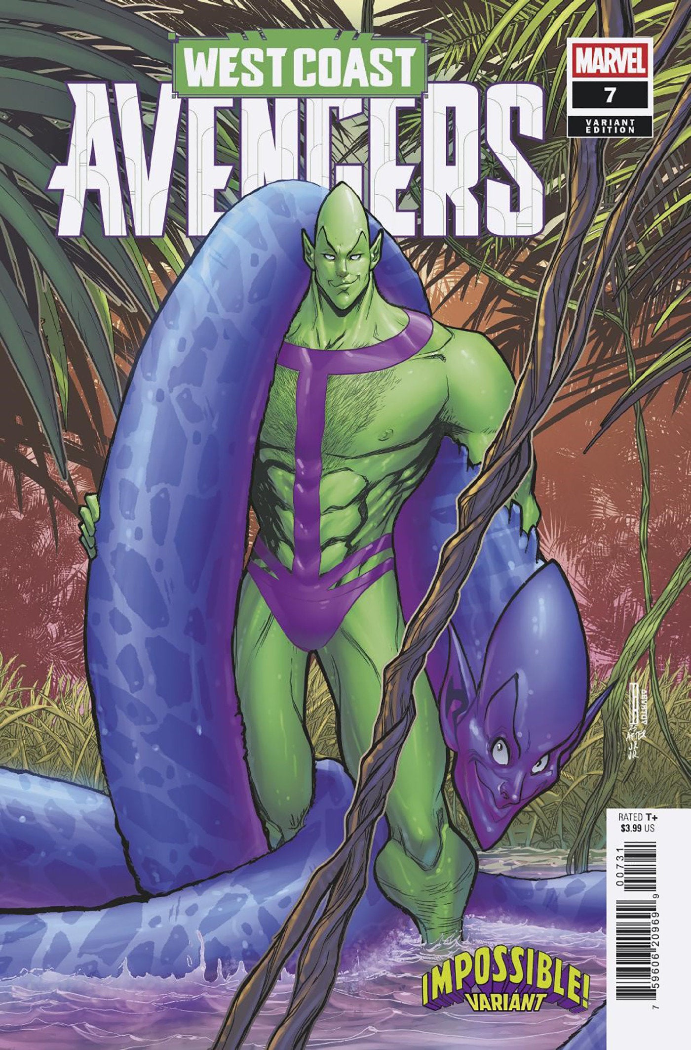 West Coast Avengers #7 David Baldeon Impossible! Variant | Dragon's Lair Comics and Fantasy Houston TX