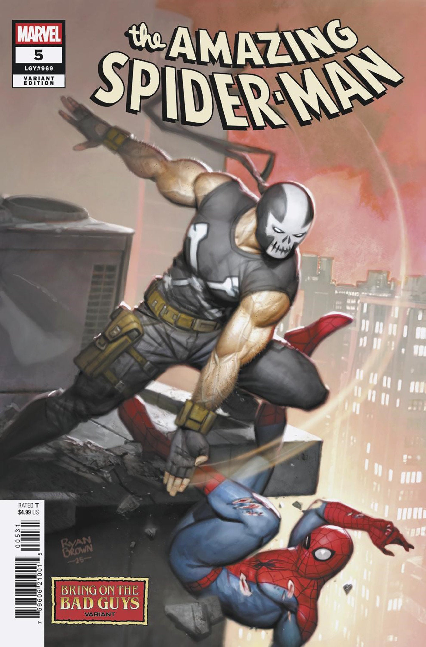 Amazing Spider-Man #5 Ryan Brown Bring On The Bad Guys Variant | Dragon's Lair Comics and Fantasy Houston TX