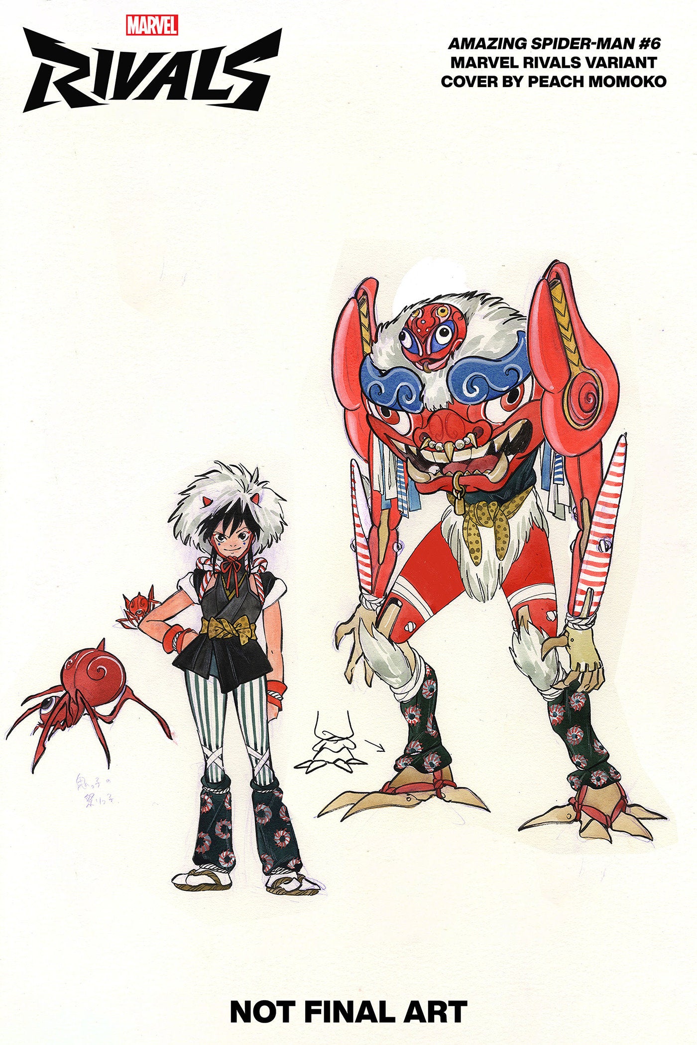 Amazing Spider-Man #6 Peach Momoko Marvel Rivals Variant | Dragon's Lair Comics and Fantasy Houston TX