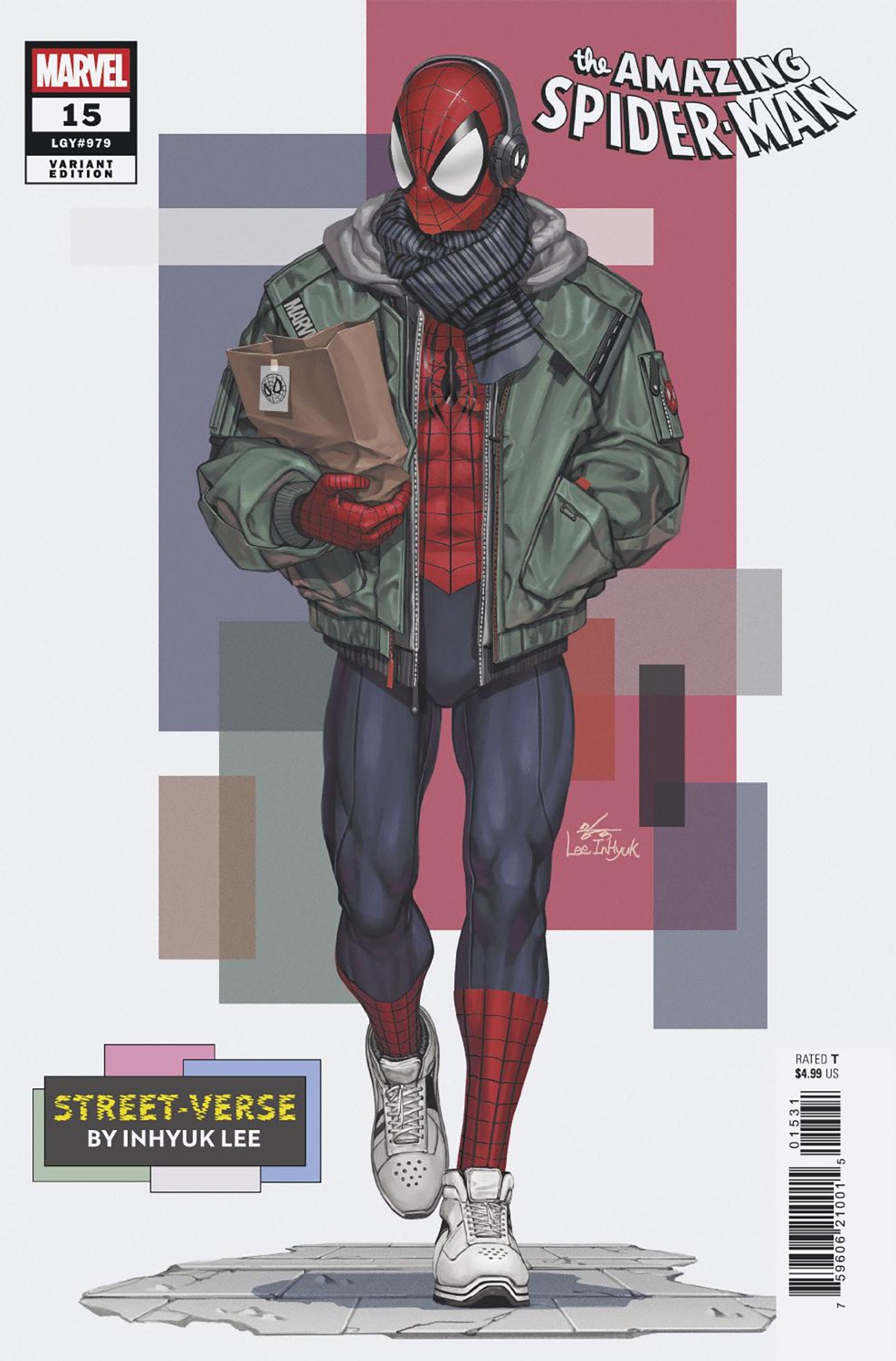 Amazing Spider-Man #15 Inhyuk Lee Street Verse Variant | Dragon's Lair Comics and Fantasy Houston TX