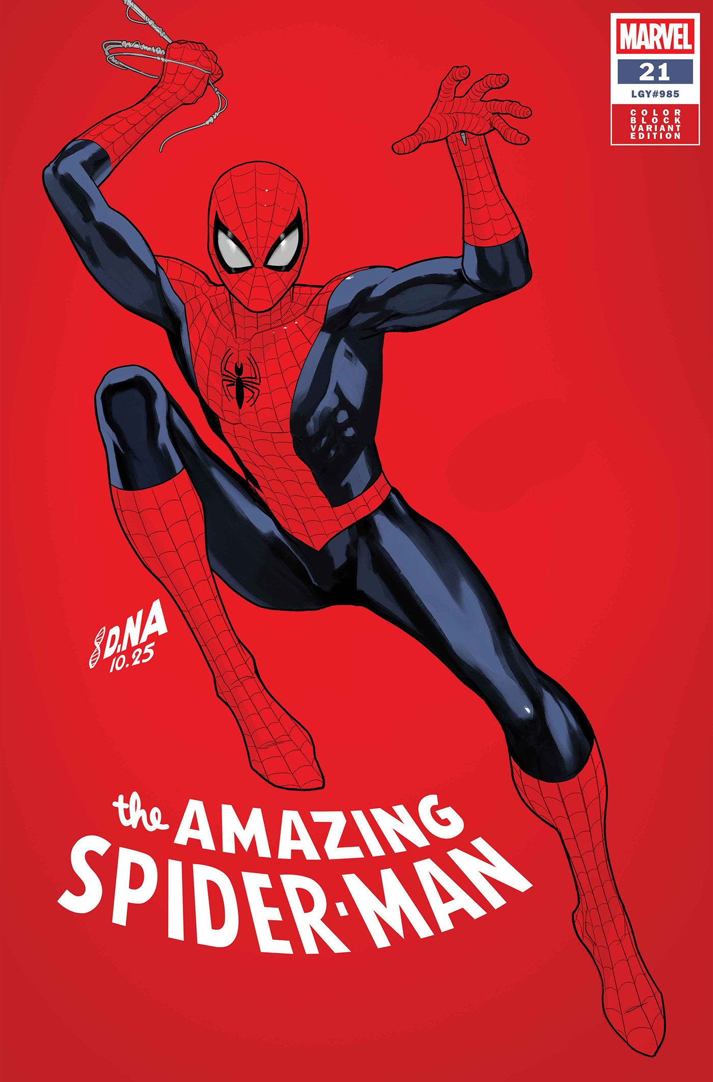 Amazing Spider-Man #21 David Nakayama Color Block Red Variant | Odin's Place