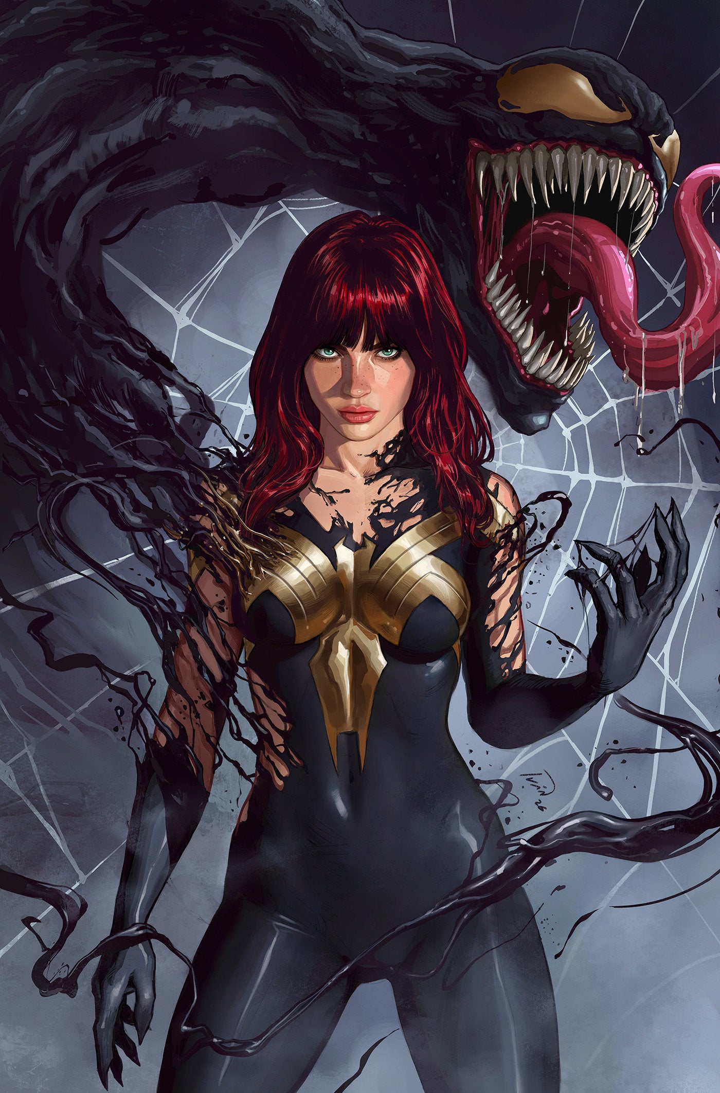 Amazing Spider-Man #23 Ivan Talavera Venom Full Art Variant [Ds] | Odin's Place
