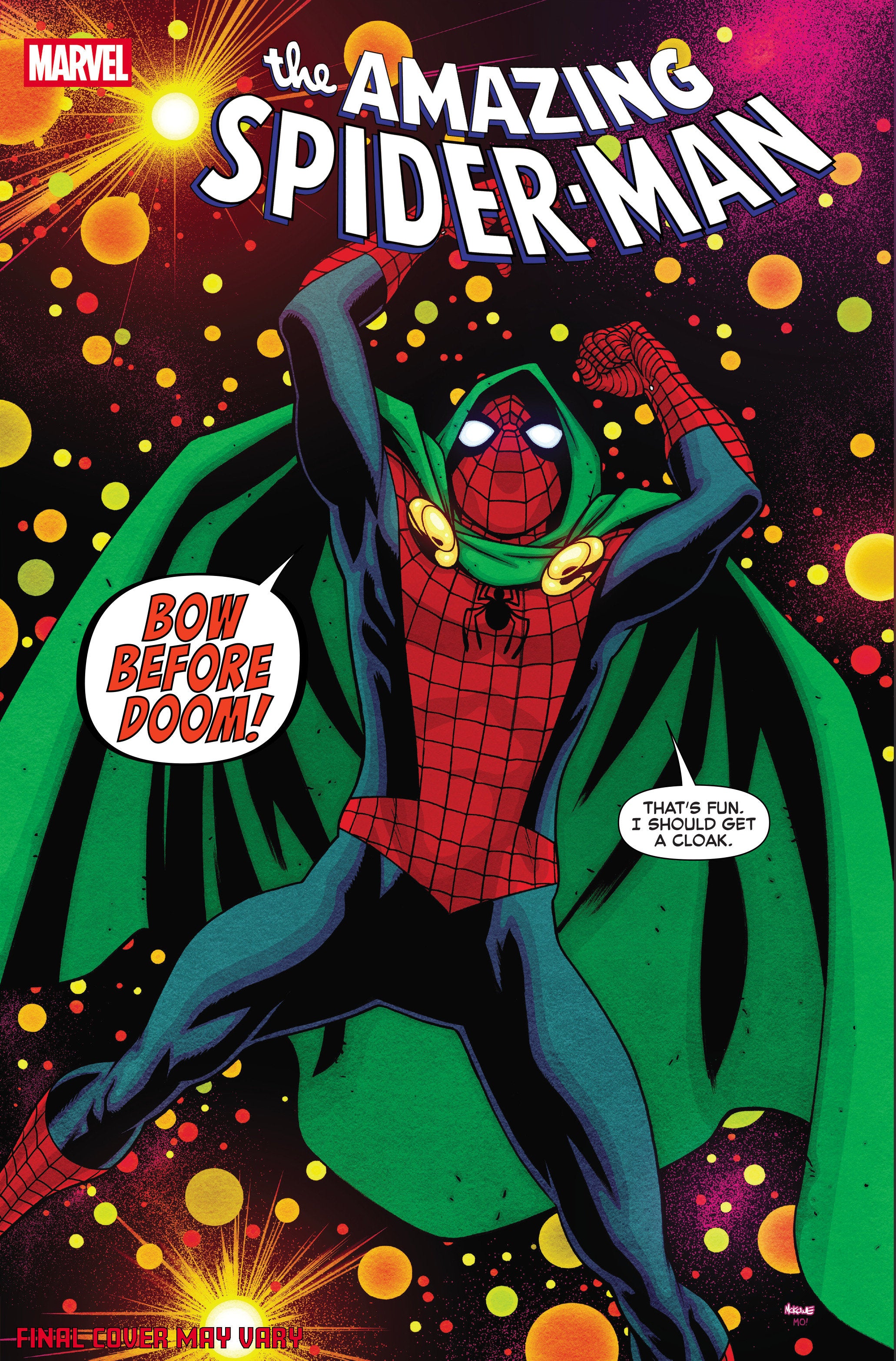 Amazing Spider-Man #23 Mike McKone Doom Homage Variant [Ds] | Odin's Place
