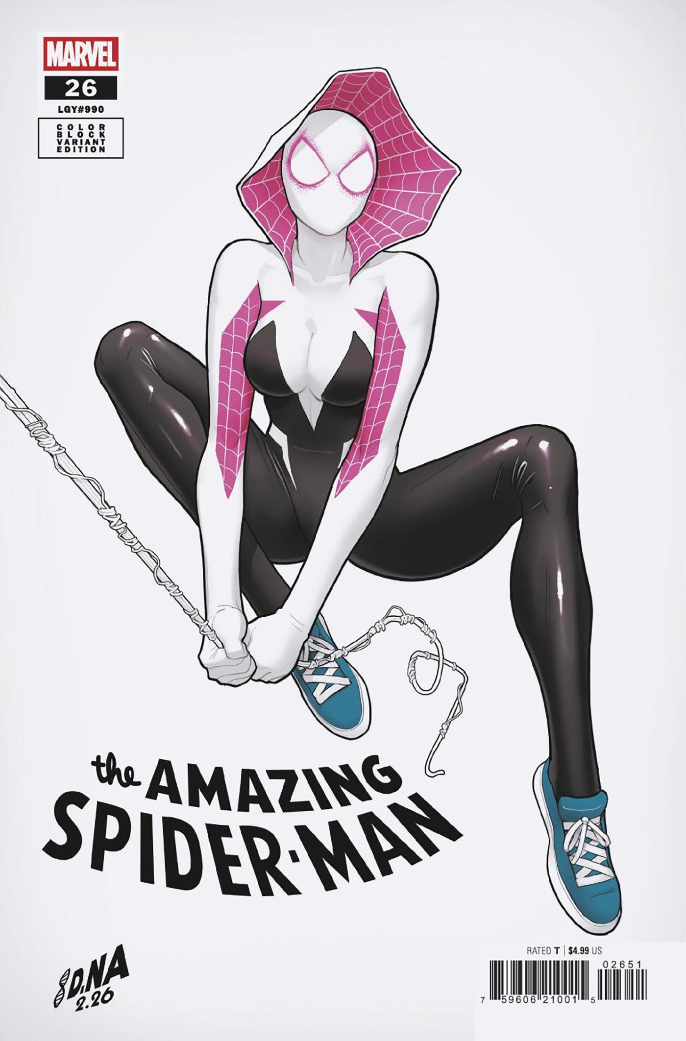 Amazing Spider-Man #26 David Nakayama Color Block White Variant [Ds] | Odin's Place