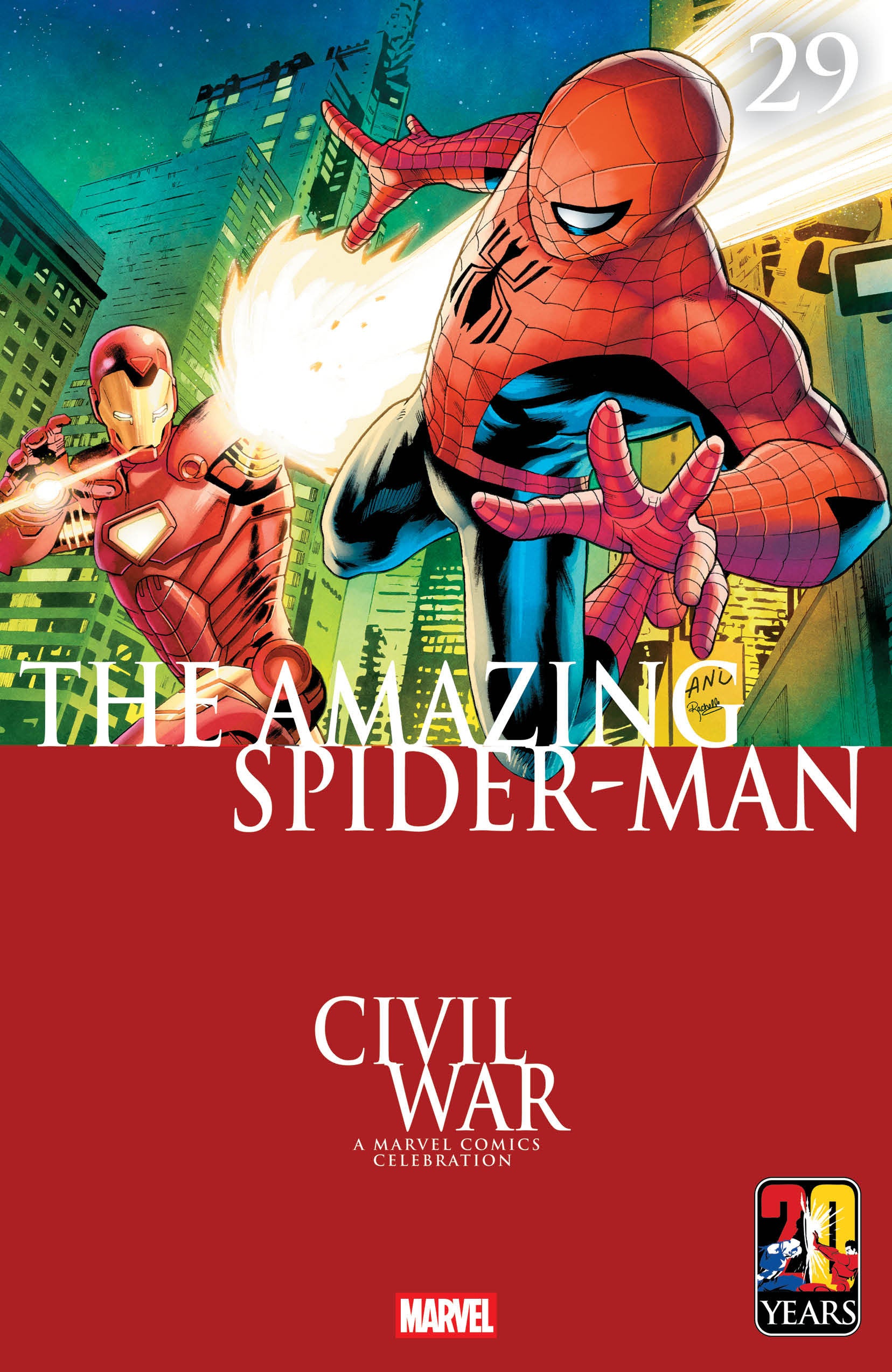 Amazing Spider-Man #29 Greg Land Civil War Celebration Variant | Odin's Place