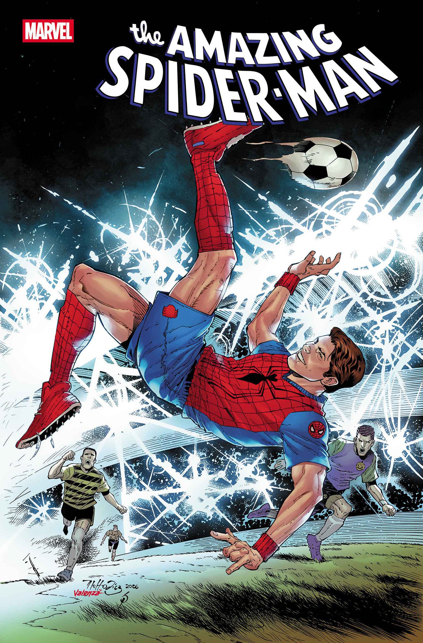Amazing Spider-Man #30 Netho Diaz Marvel Soccer Variant | Odin's Place