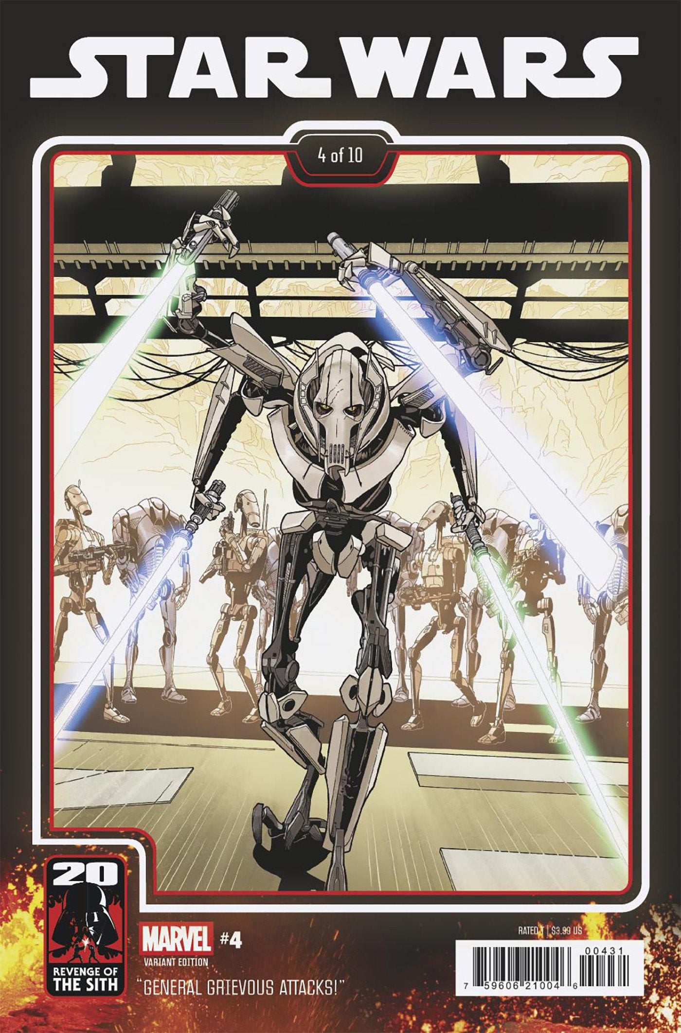 Star Wars #4 Chris Sprouse Revenge Of The Sith 20th Anniversary Variant | Dragon's Lair Comics and Fantasy Houston TX