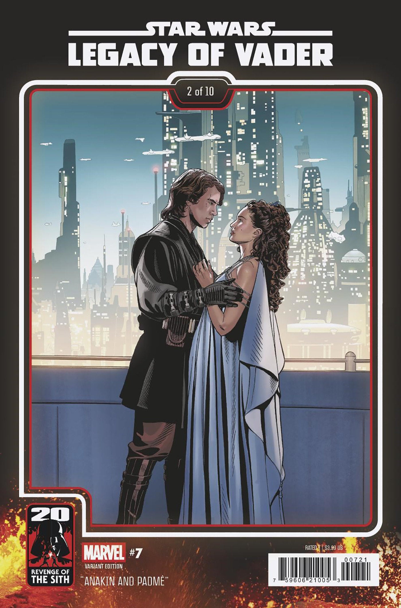 Star Wars: Legacy Of Vader #7 Chris Sprouse Revenge Of The Sith 20th Anniversary Variant | Dragon's Lair Comics and Fantasy Houston TX