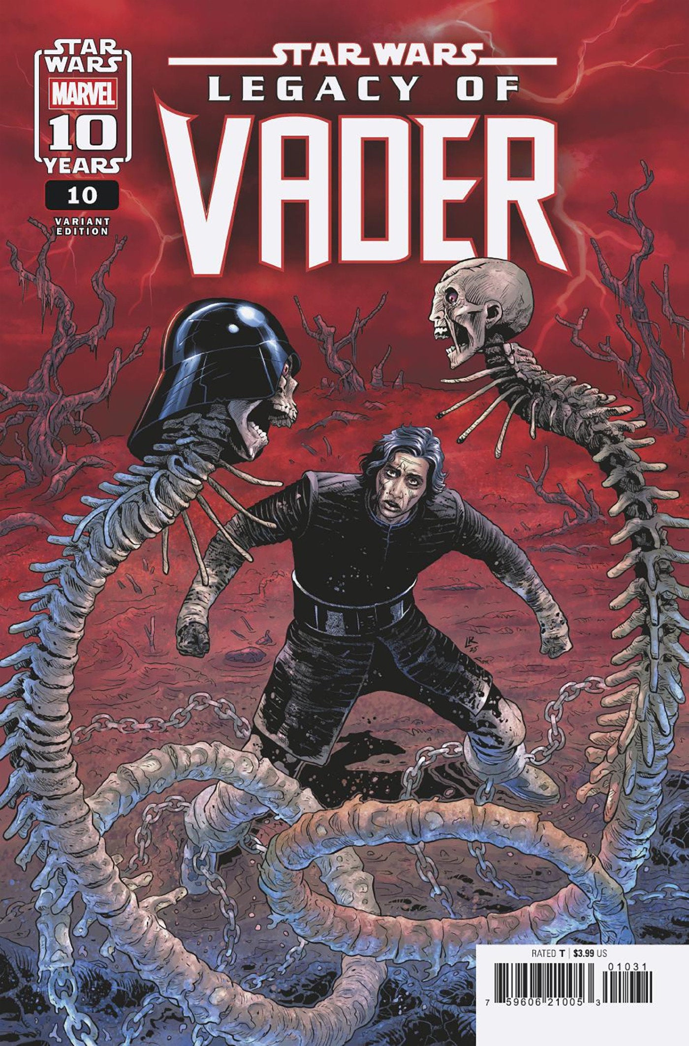 Star Wars: Legacy Of Vader #10 Luke Ross Variant | Dragon's Lair Comics and Fantasy Houston TX