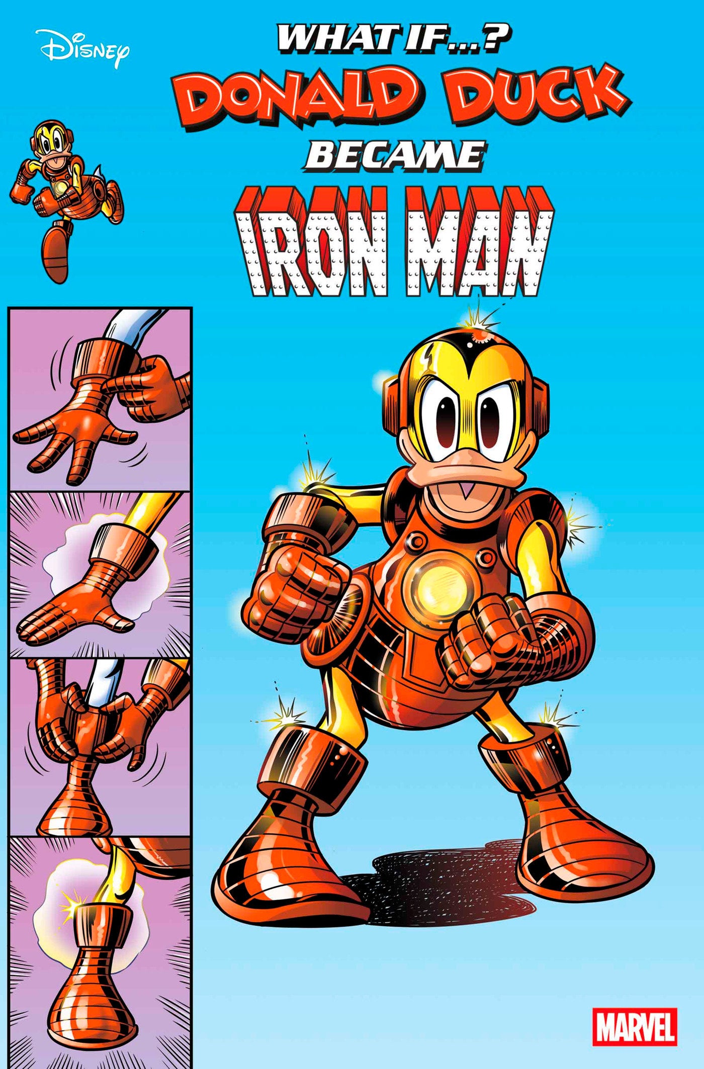 Marvel & Disney: What If...? Donald Duck Became Iron Man #1 | Dragon's Lair Comics and Fantasy Houston TX